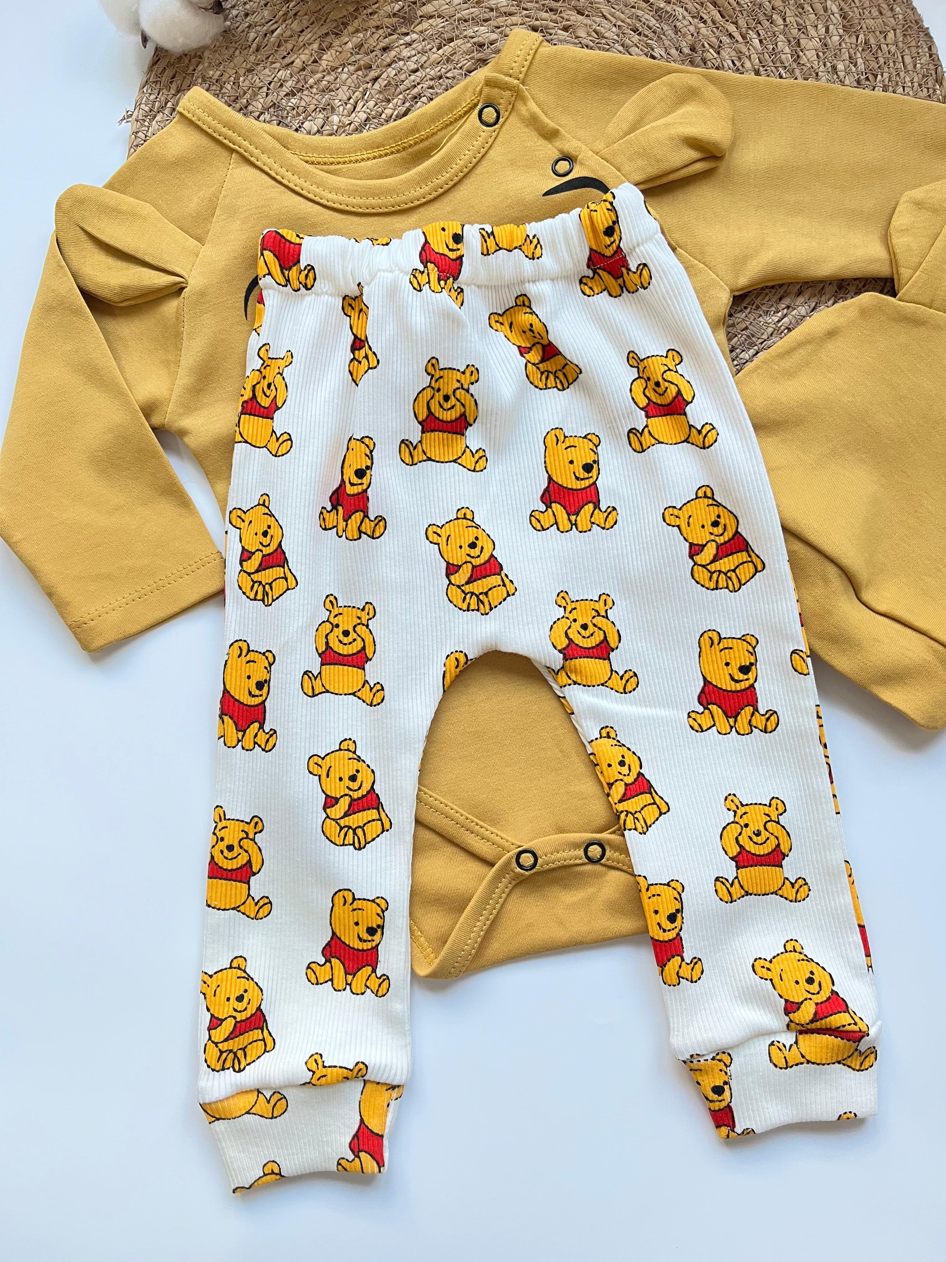 Unisex Winnie The Pooh Desenli 3'lü Takım