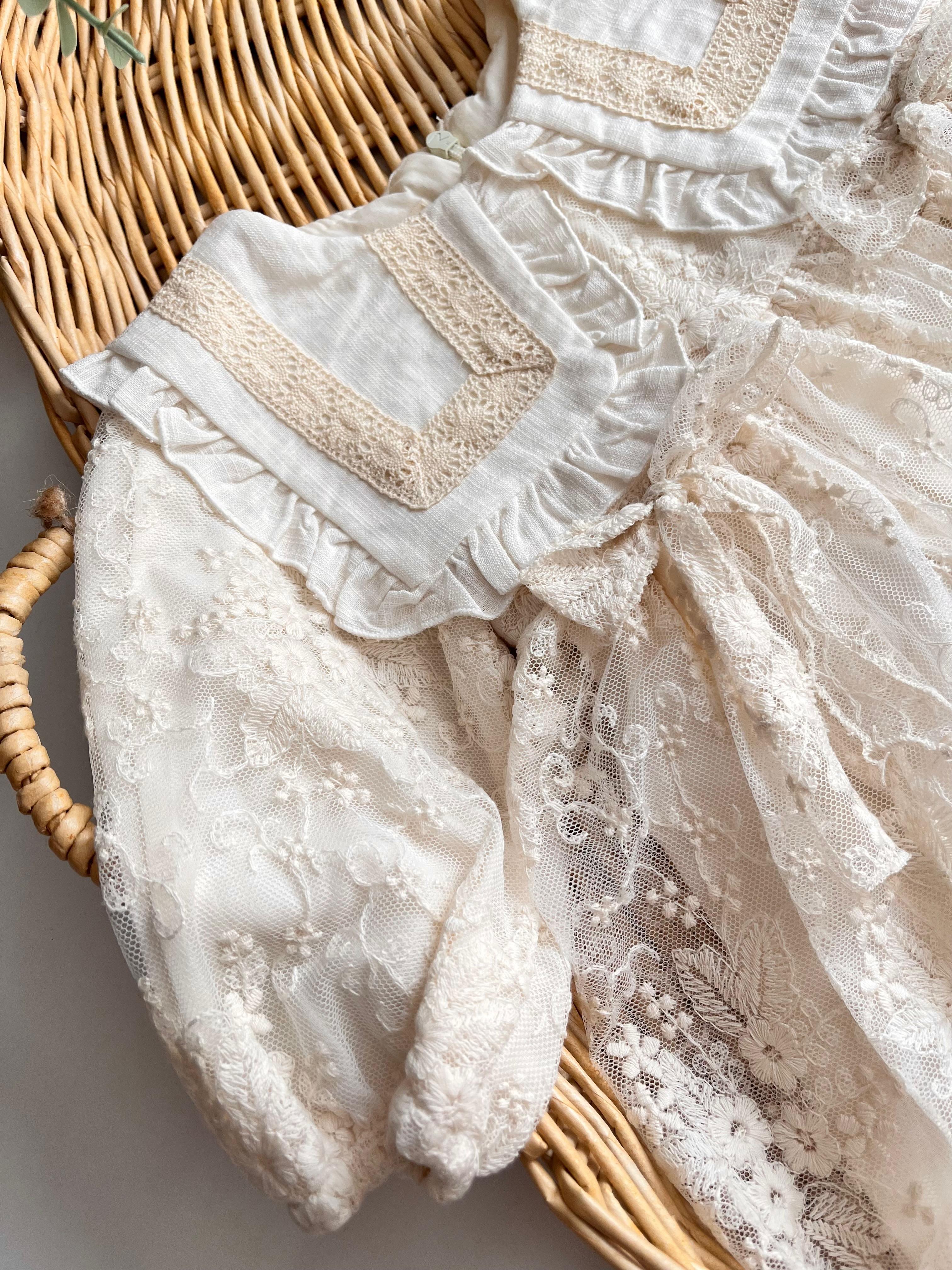 Mery İtalyan Güpür Detay Elbise