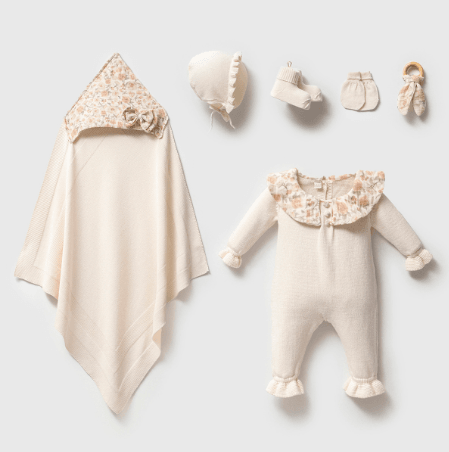 %100 Organik Monalisa Triko Set