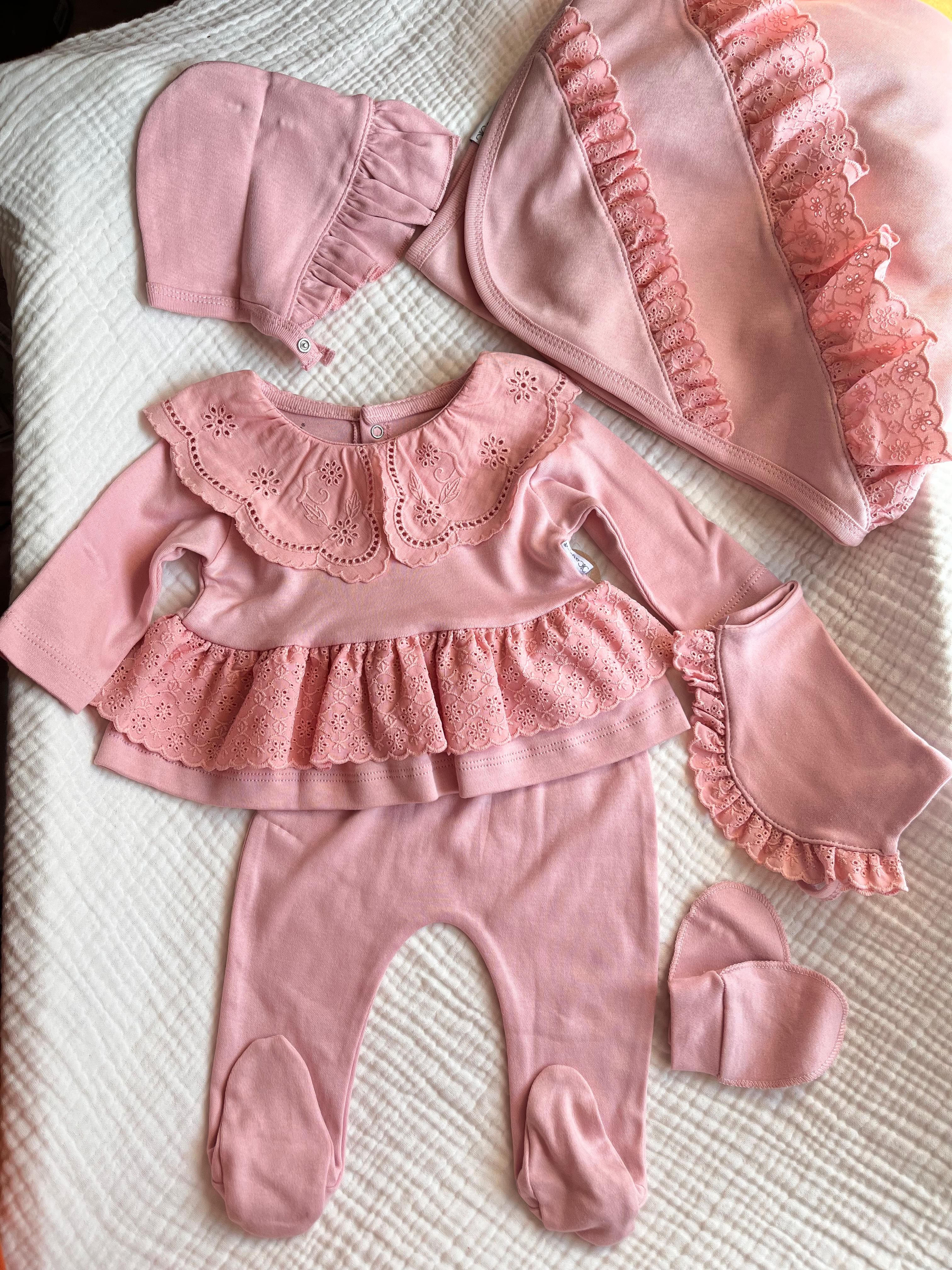 Elite Fisto Yaka 7'li Yenidoğan Set
