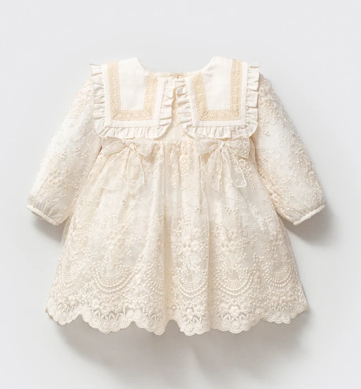 Mery İtalyan Güpür Detay Elbise