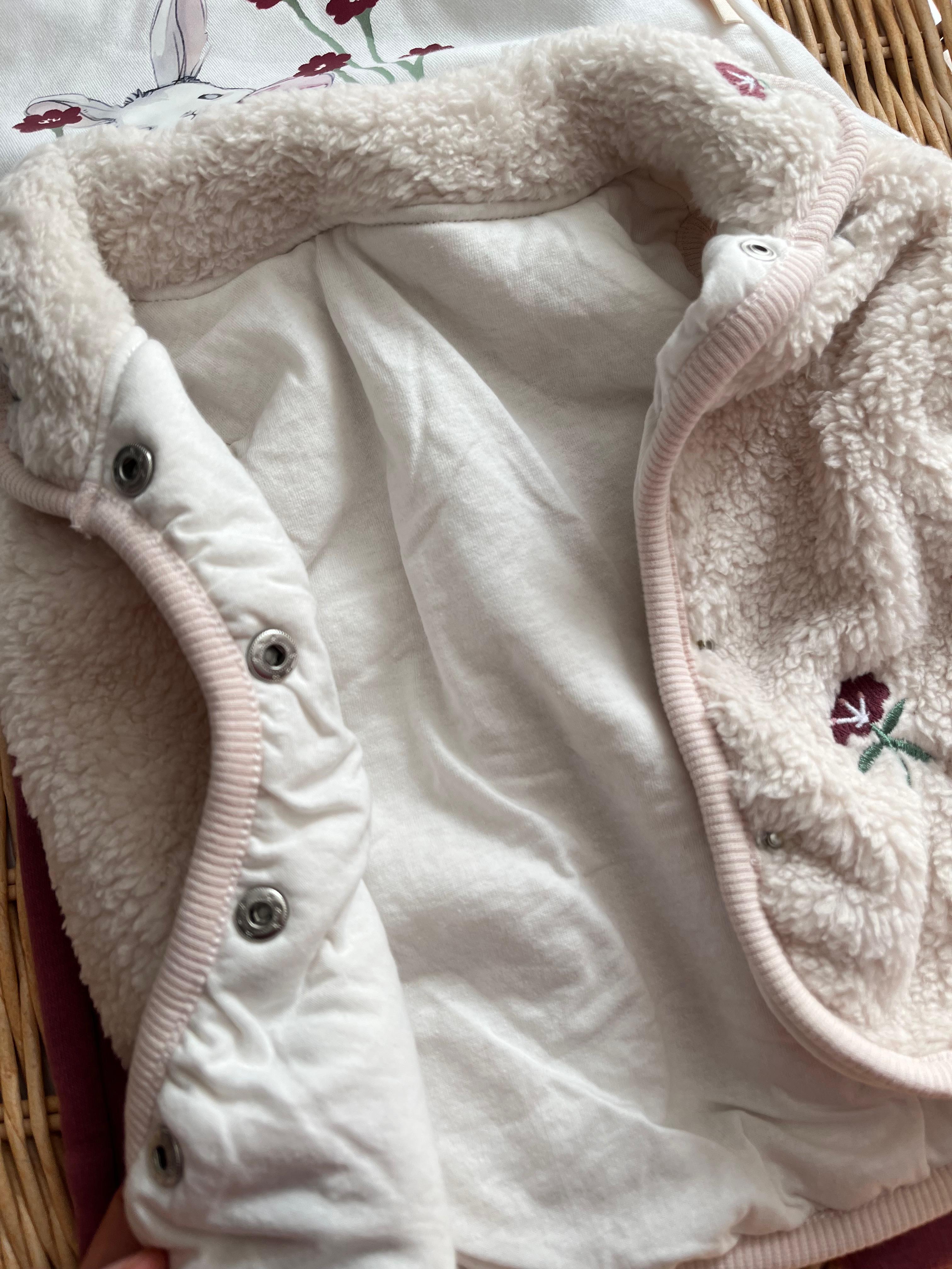 Bunny Peluş Yelekli Tshirt Alt 3'lü Takım