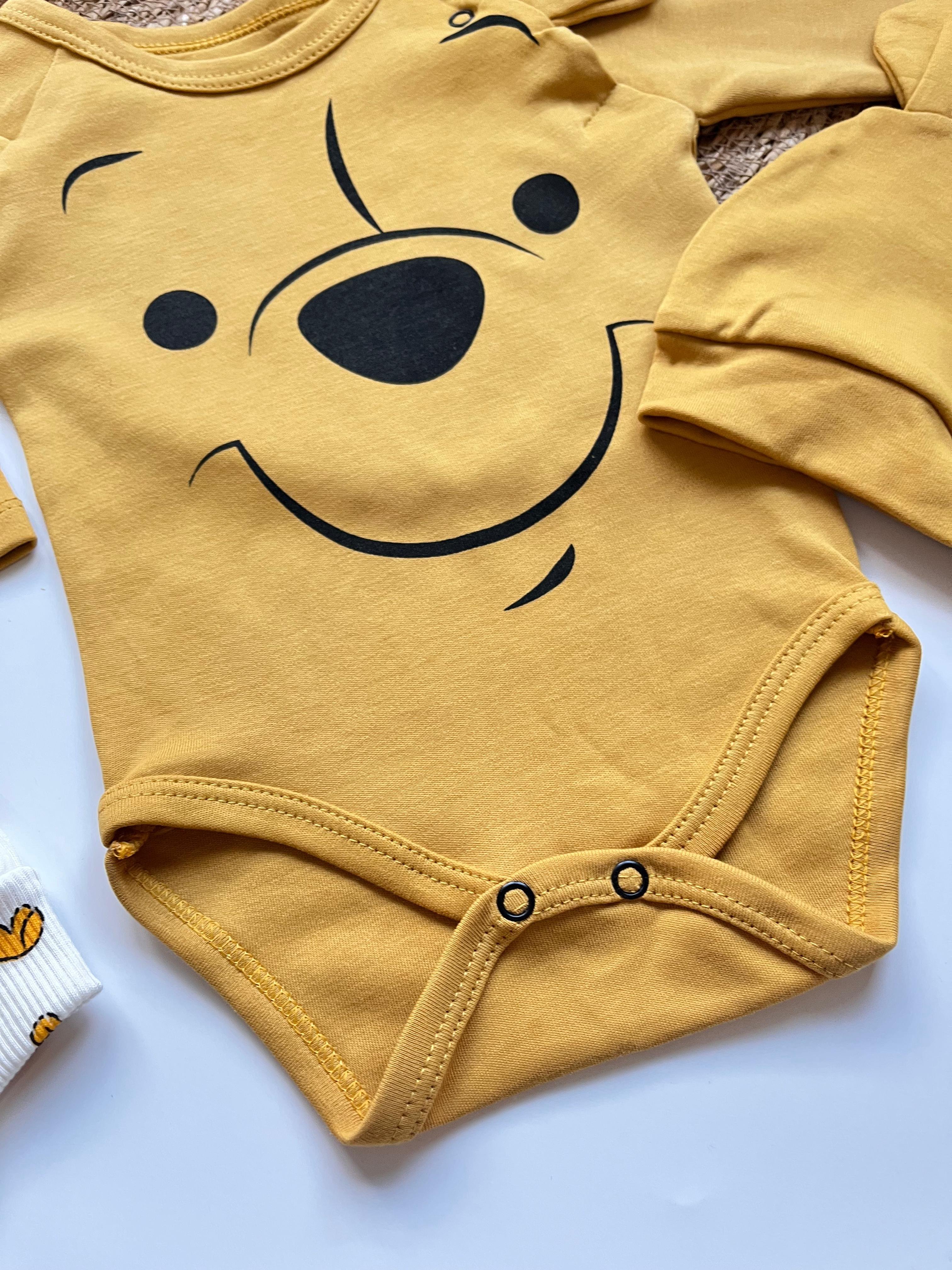 Unisex Winnie The Pooh Desenli 3'lü Takım