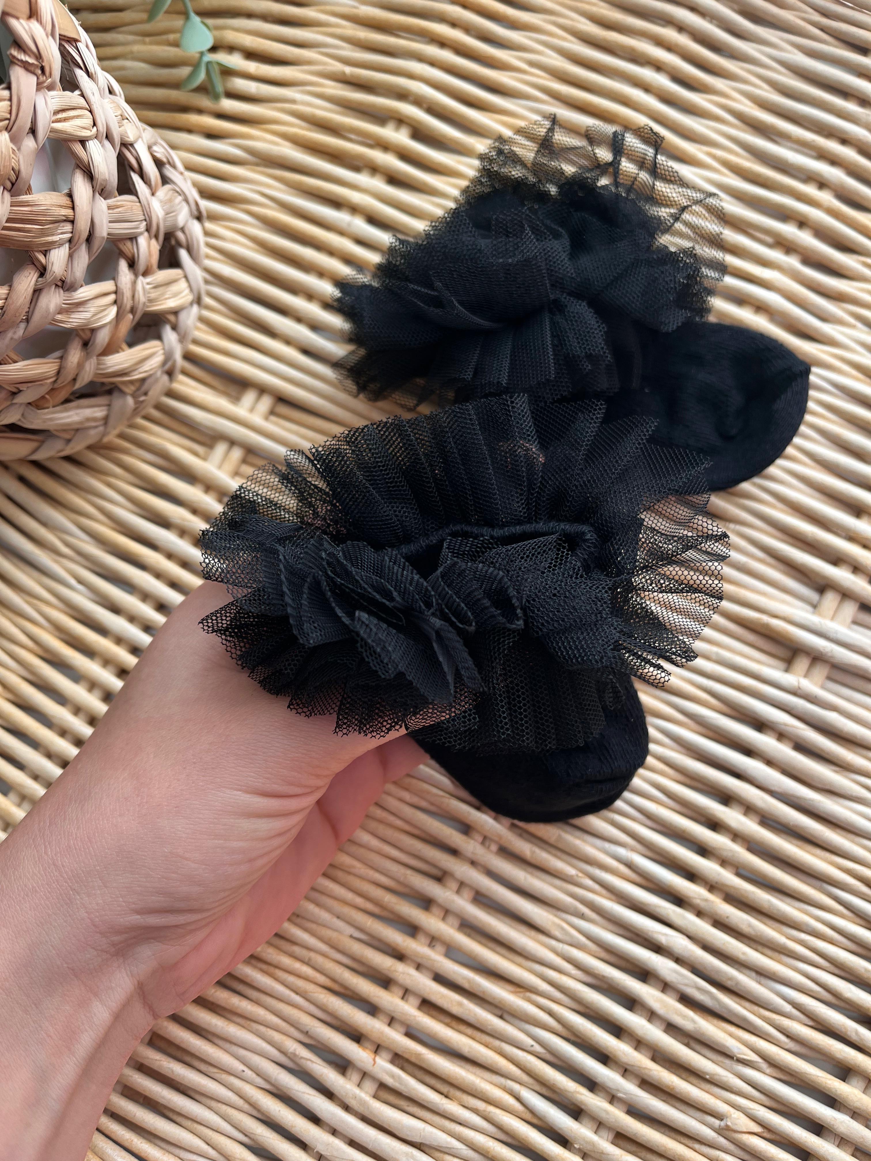 Siyah Tütülü Çorap