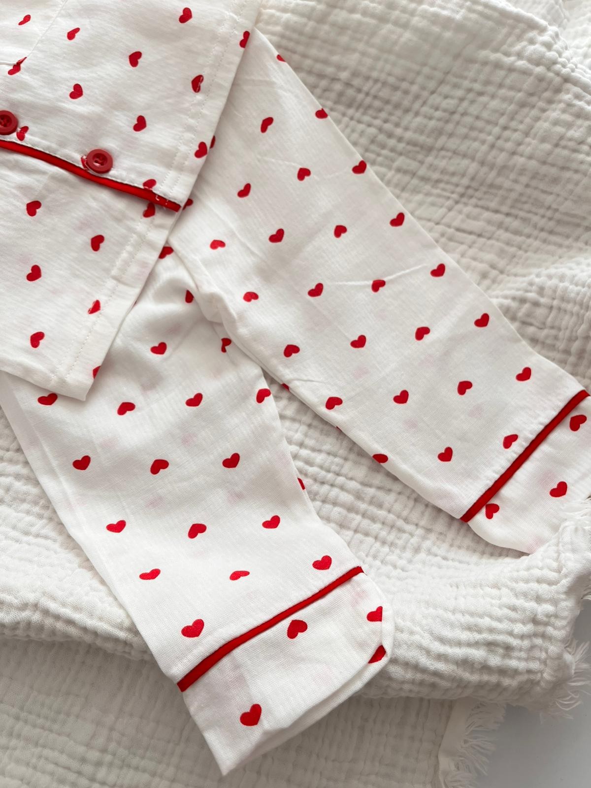Müslin Kalpli Pijama Takımı