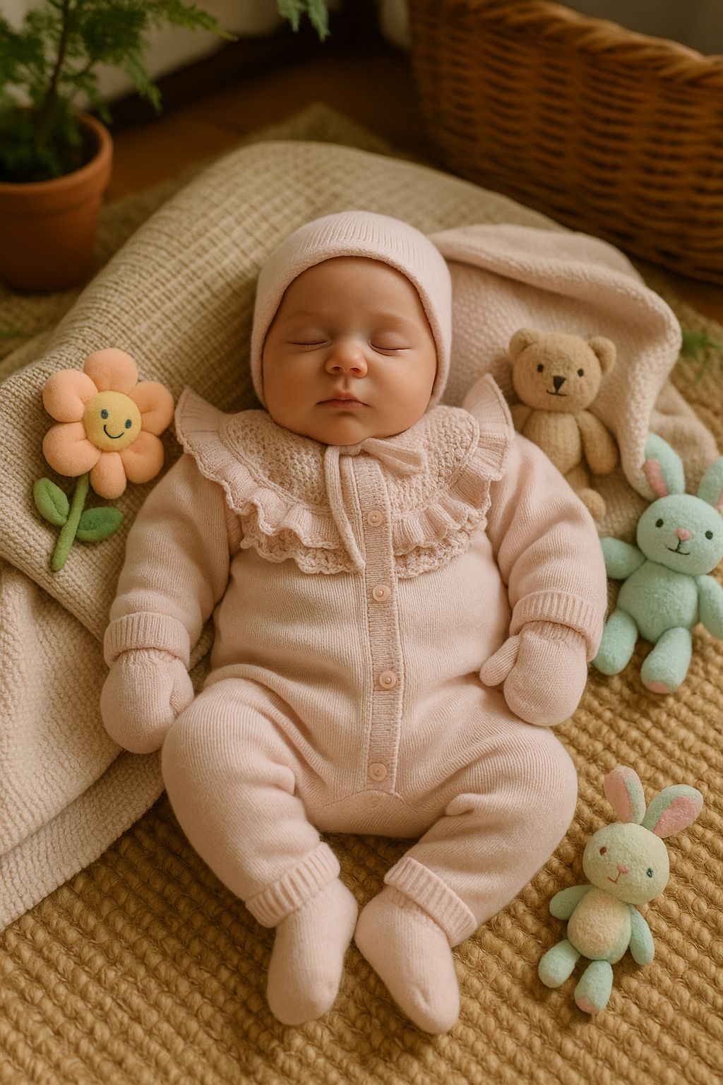 %100 Organik Triko Lisa 5'li Set