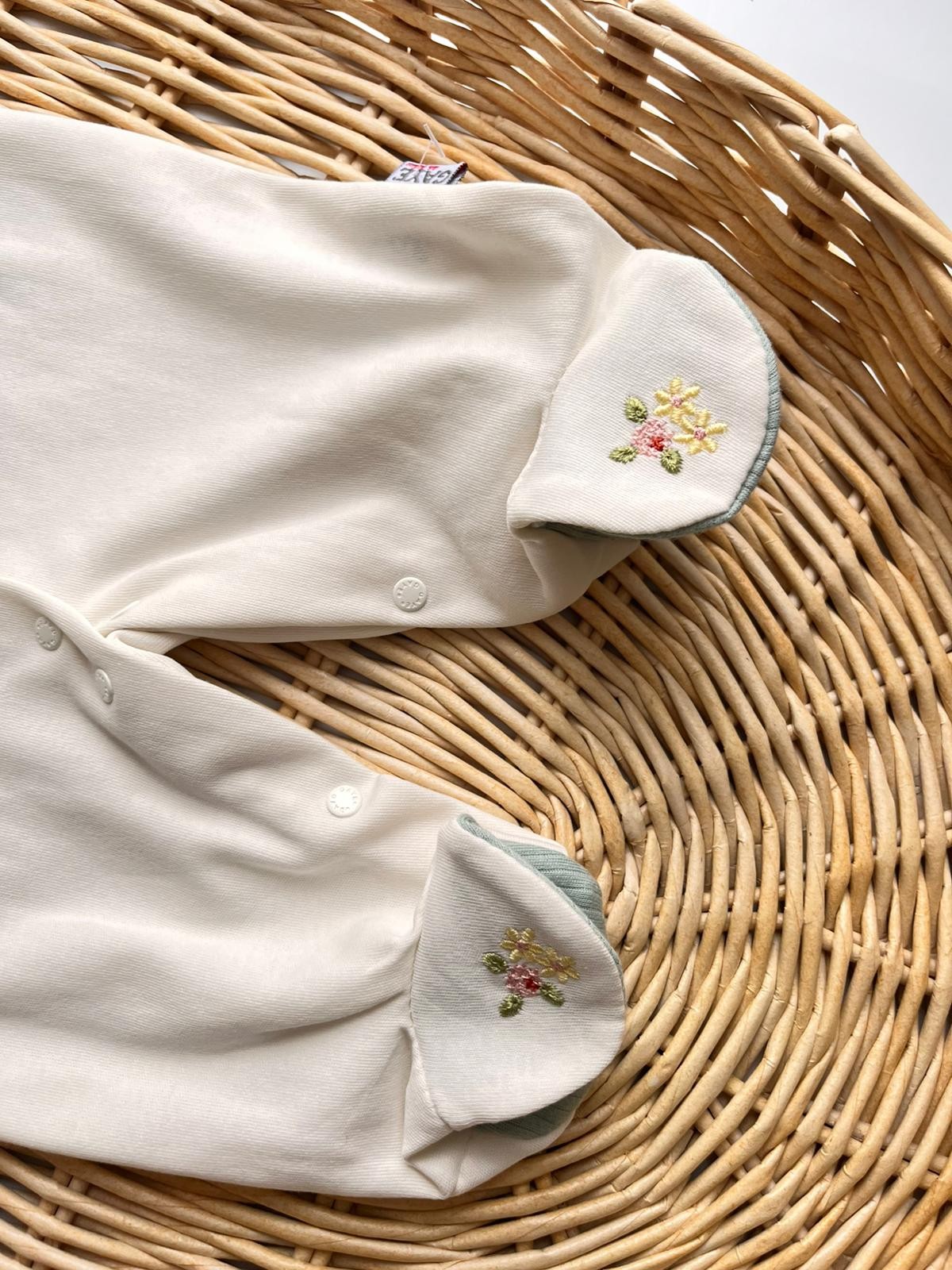 Çiçek Nakış Detaylı Yeliş Tulum