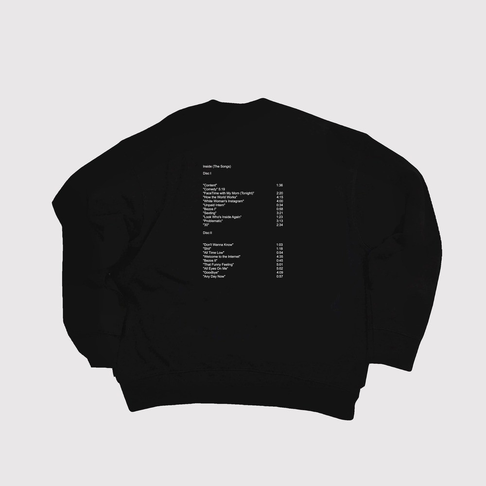 vol.2 / bo burnham “inside” sweatshirt