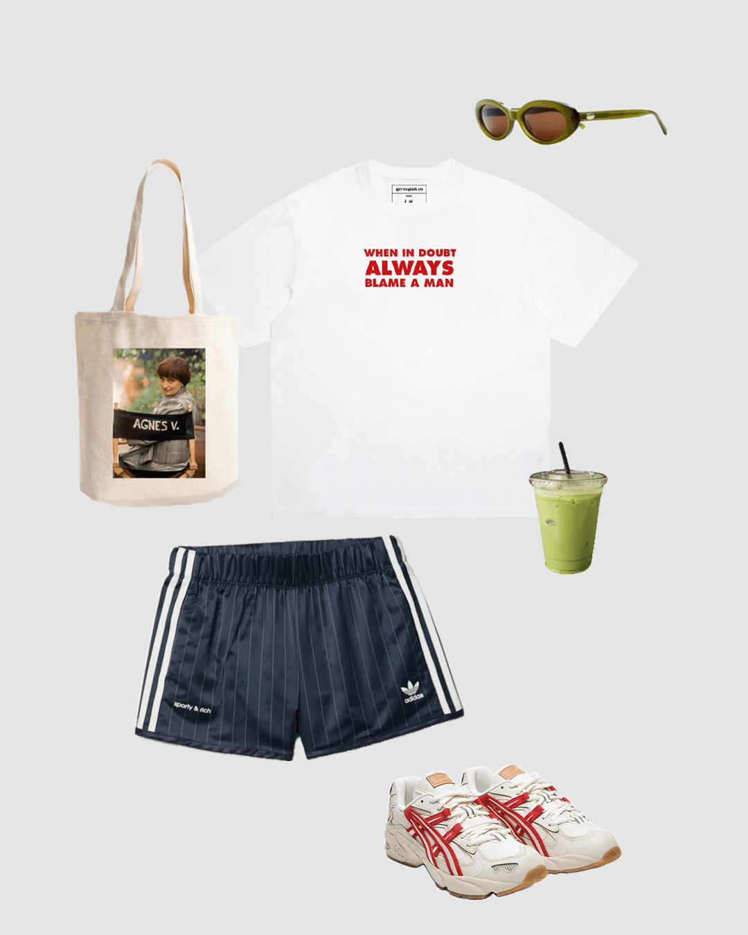 "when in doubt always blame a man" t-shirt