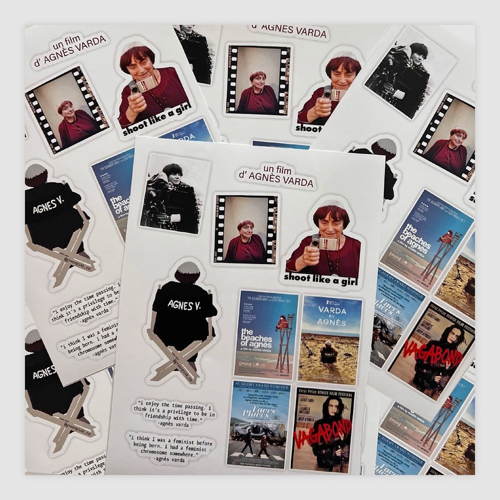 “agnes varda” sticker set