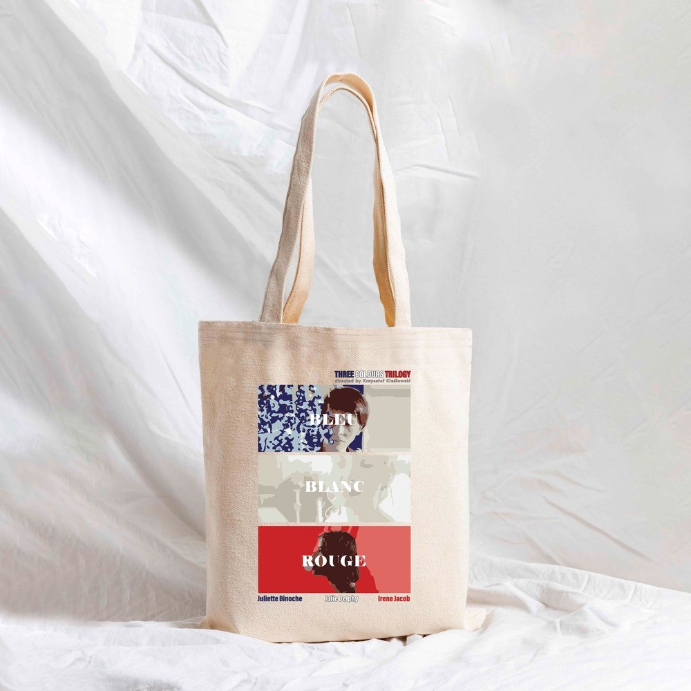 “three colours new collection” kanvas tote bag