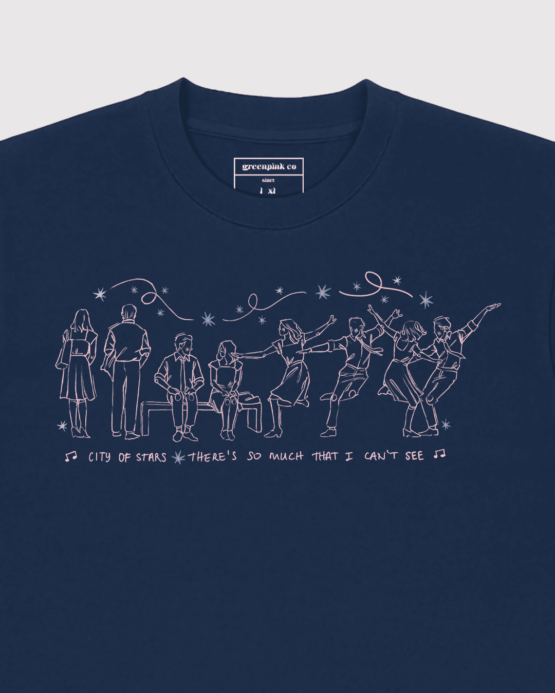 vol.1 / "la la land" indigo t-shirt