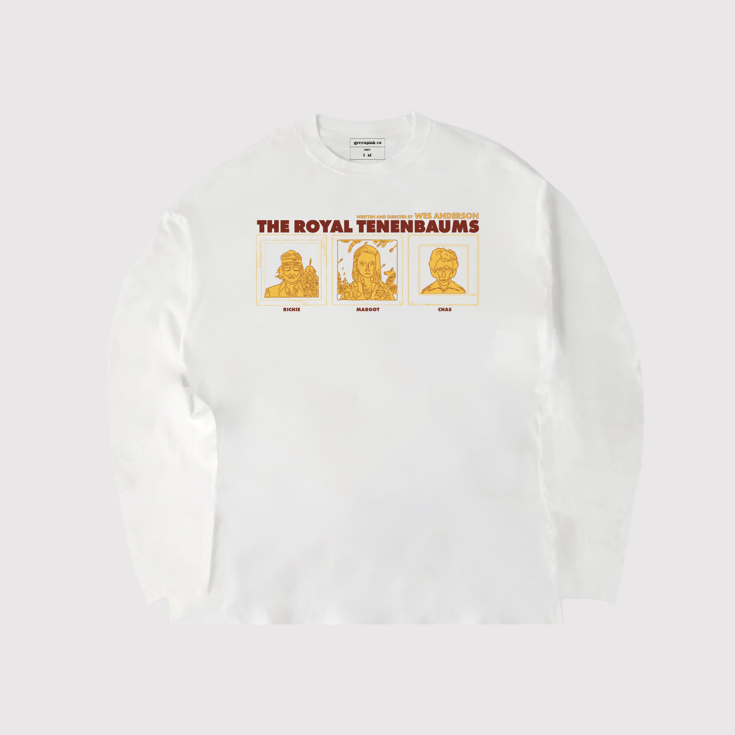 “the royal tenenbaums” long sleeve