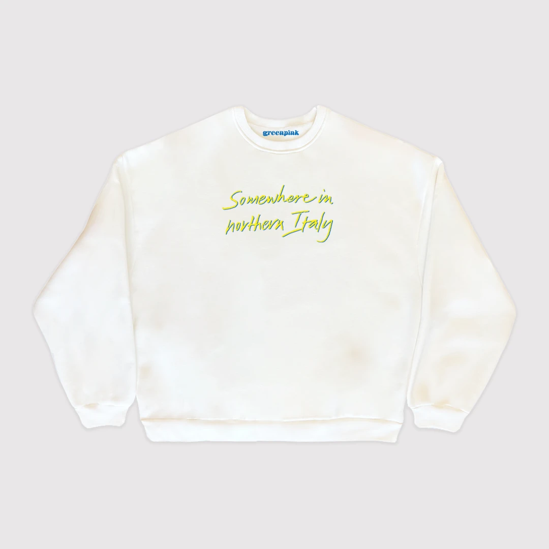 unisex “call me by your name” sweatshirt