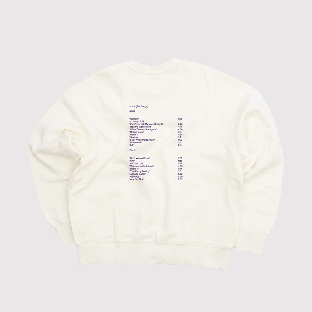 vol.1 / bo burnham “inside” sweatshirt