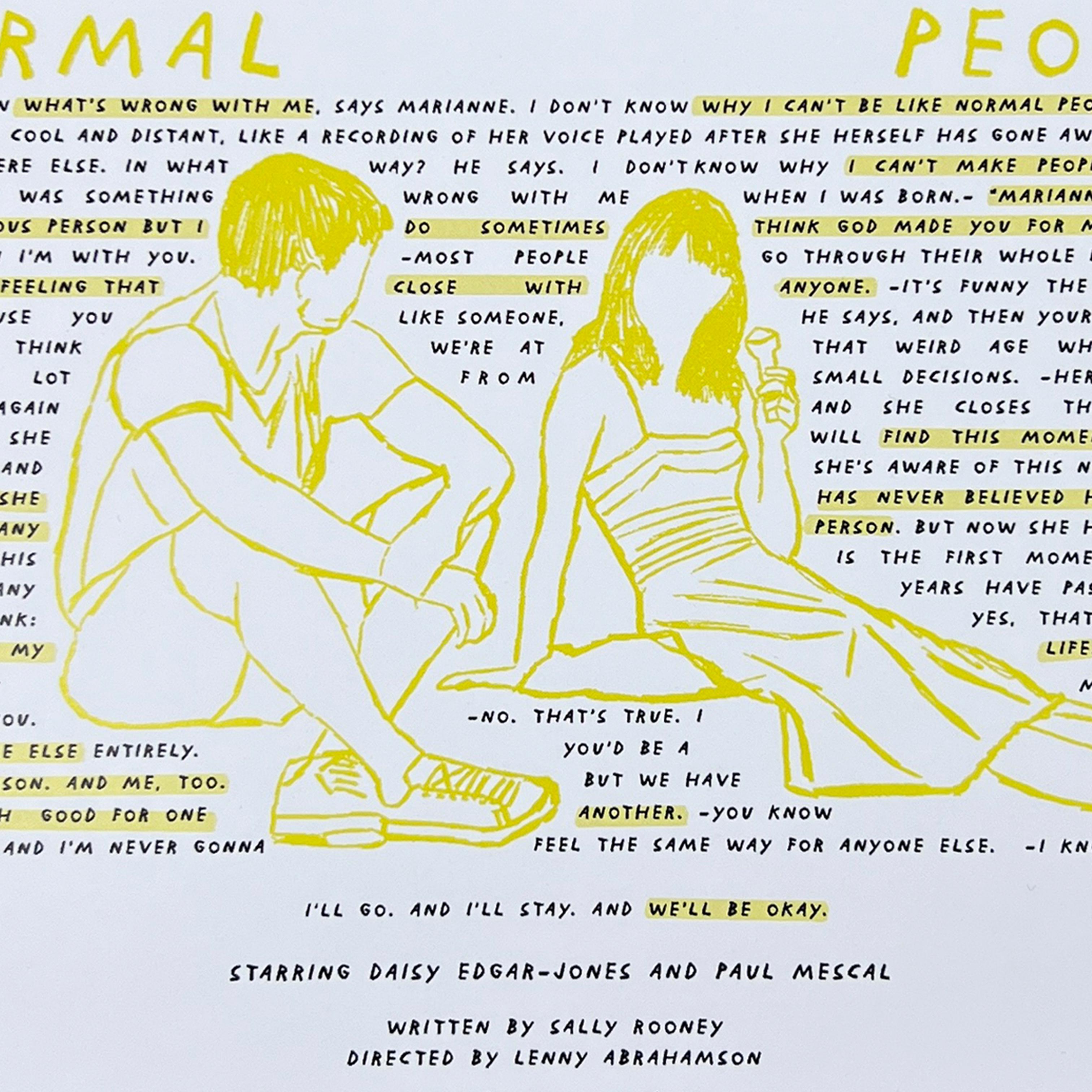 "normal people" poster