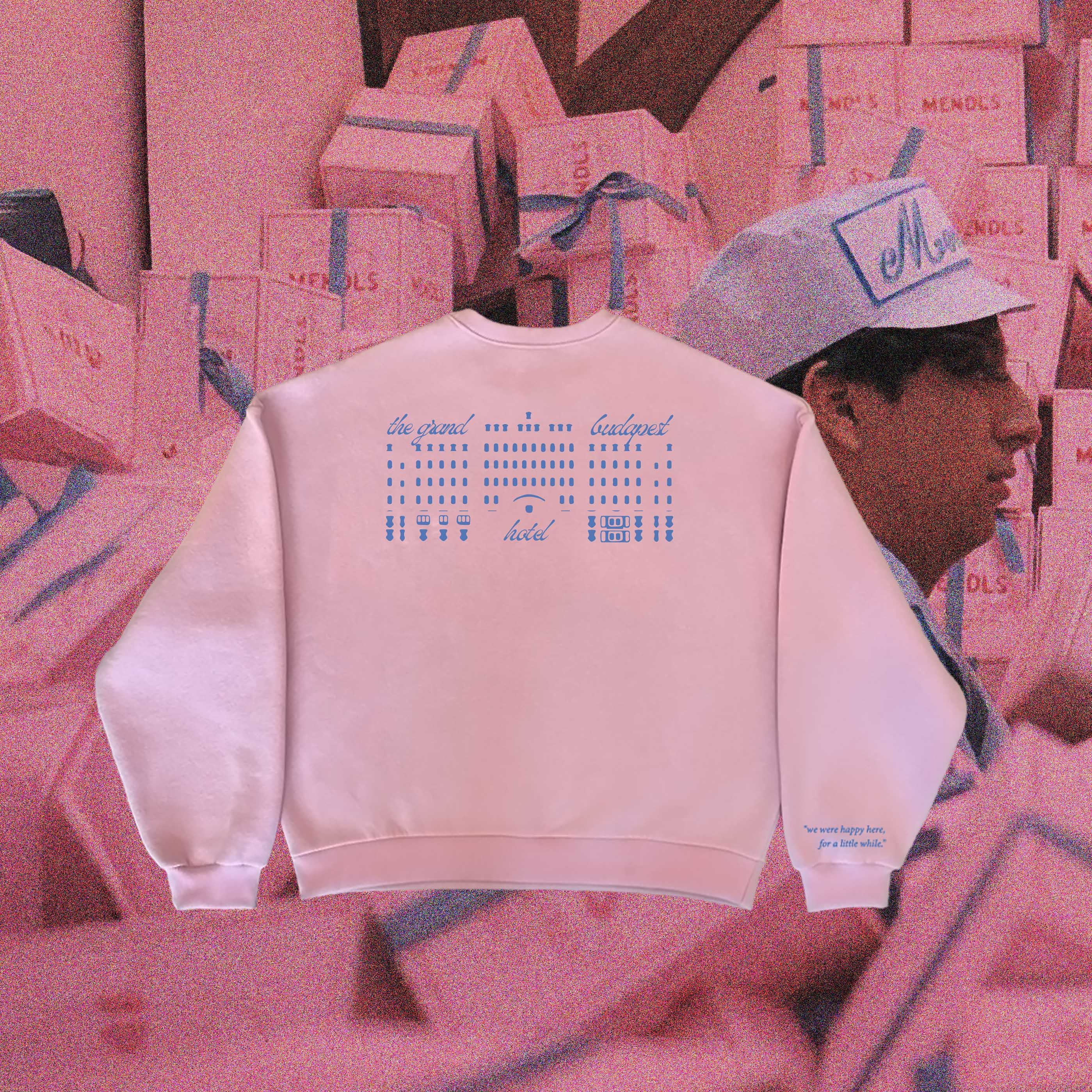 vol.1 / "the grand budapest hotel" sweatshirt