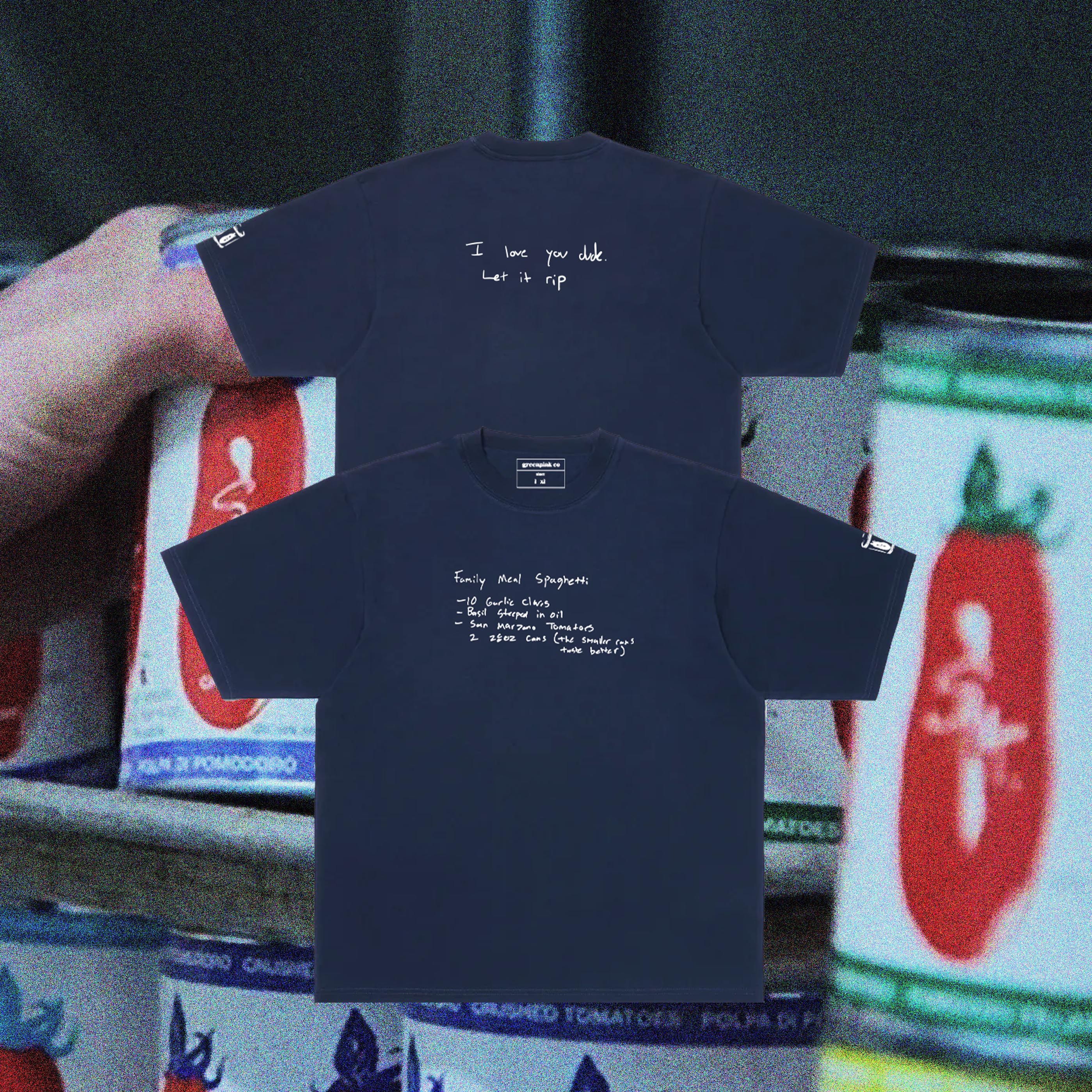 vol.1 / the bear "family meal spaghetti" t-shirt 