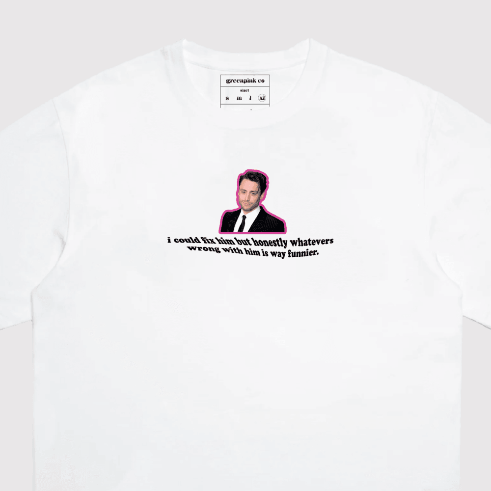 “roman roy i could fix him” t-shirt