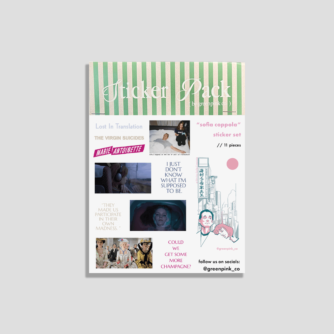gp “sofia coppola” sticker pack