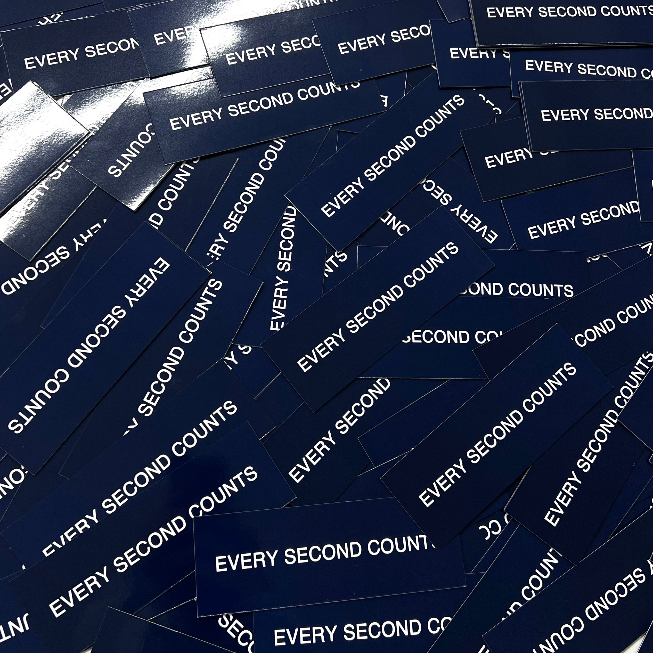 the bear "every second counts" magnet