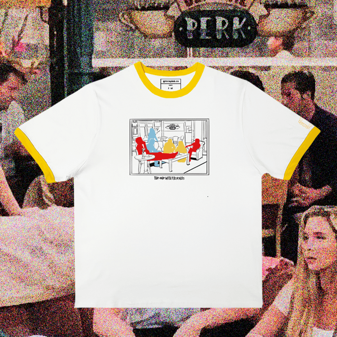 vol.2 / "friends" yellow t-shirt