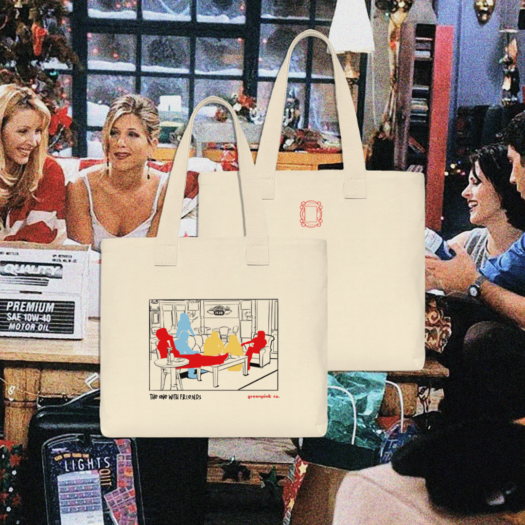 gp "friends" canvas tote bag