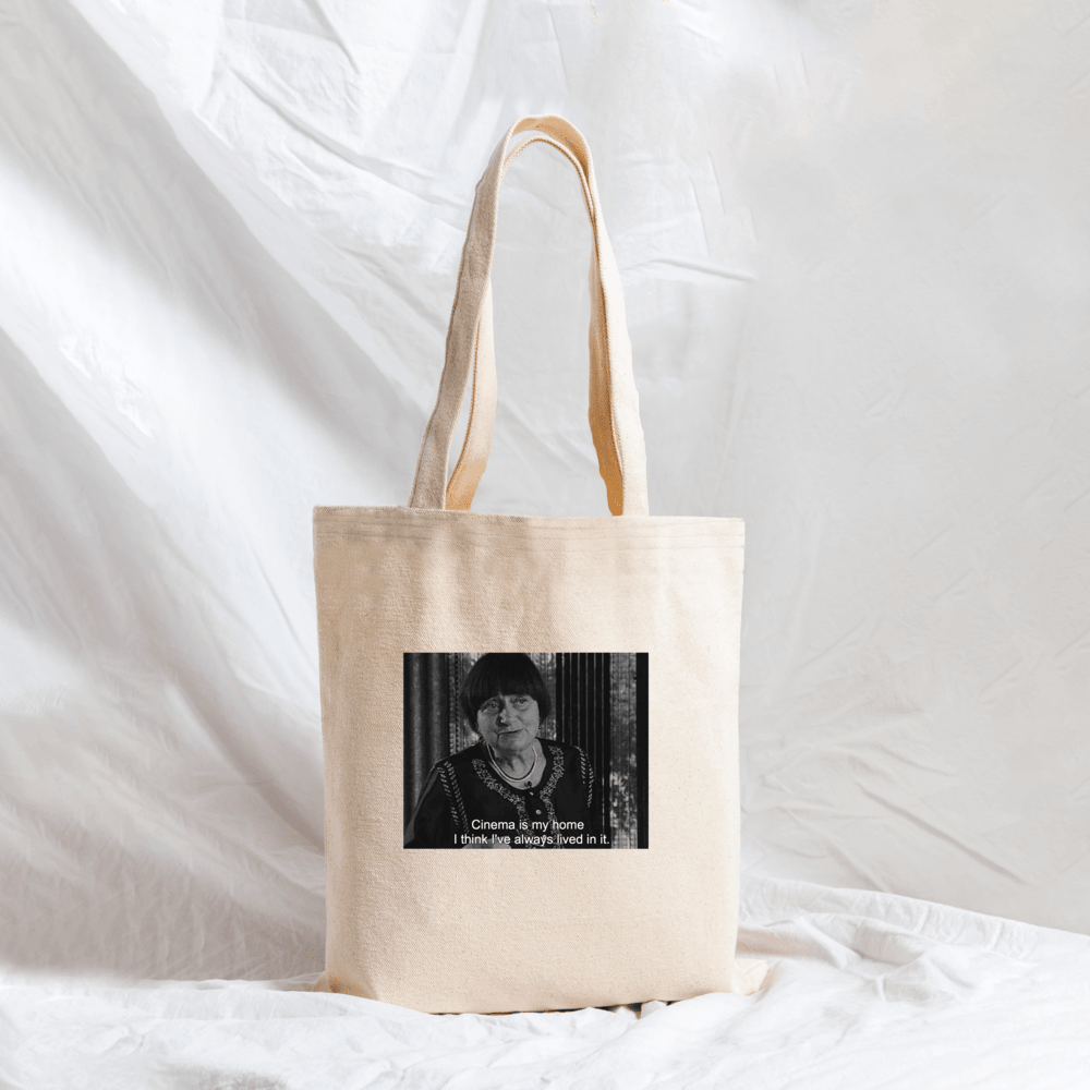 “agnes varda quote” kanvas tote bag