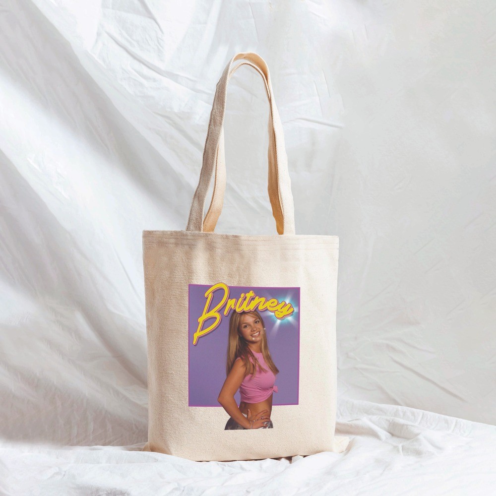 “britney” kanvas tote bag