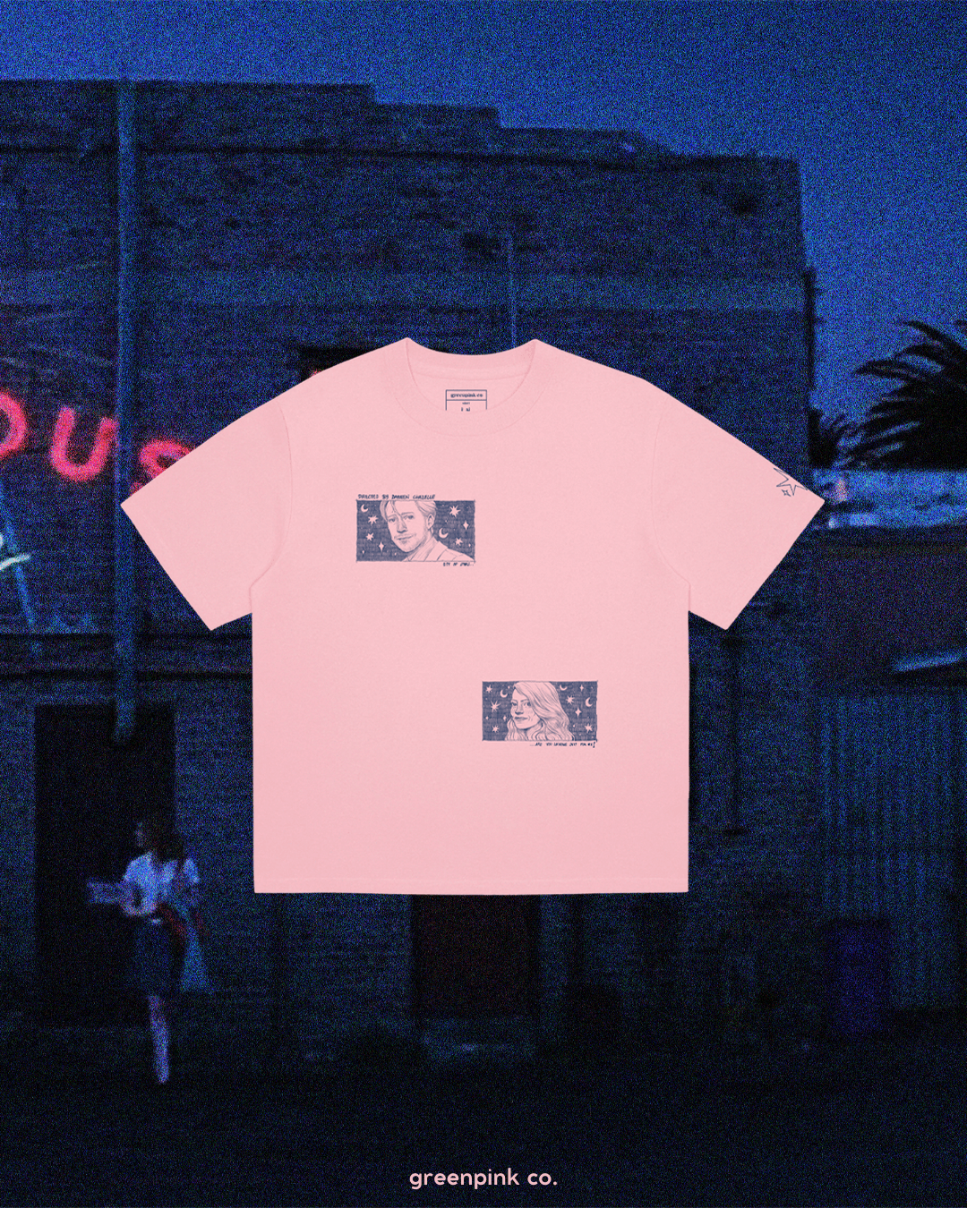 vol.2 / "la la land" pink t-shirt