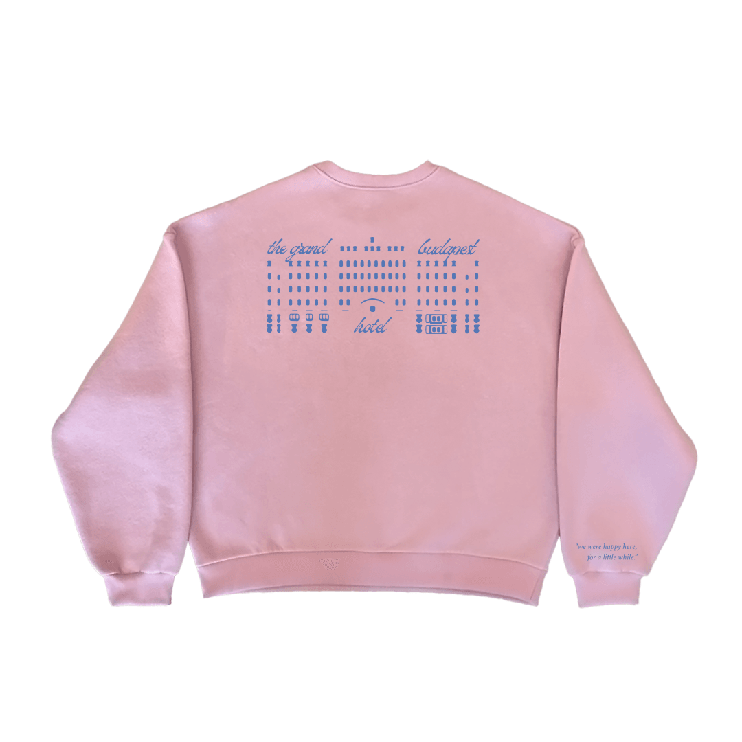 vol.1 / "the grand budapest hotel" sweatshirt