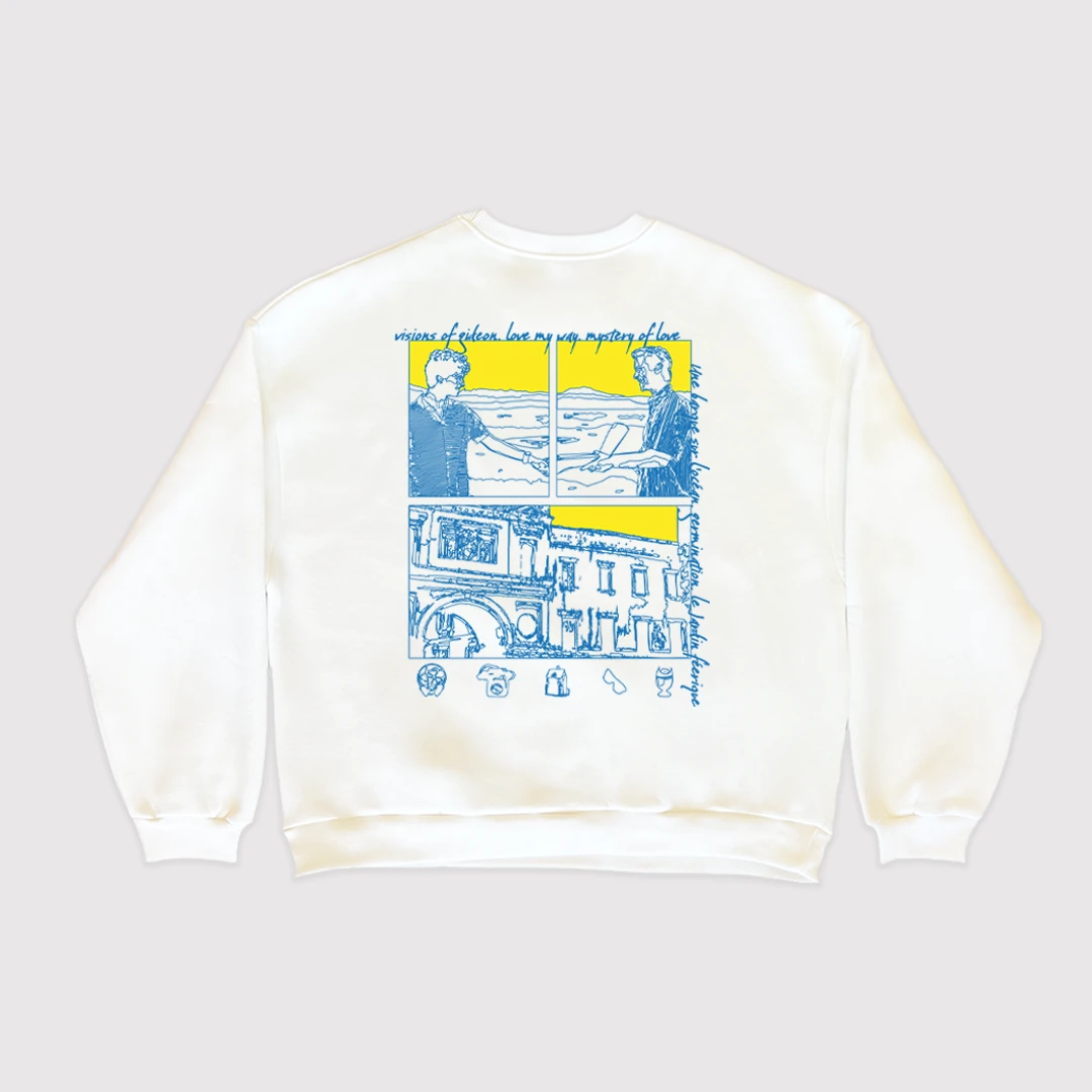 unisex “call me by your name” sweatshirt
