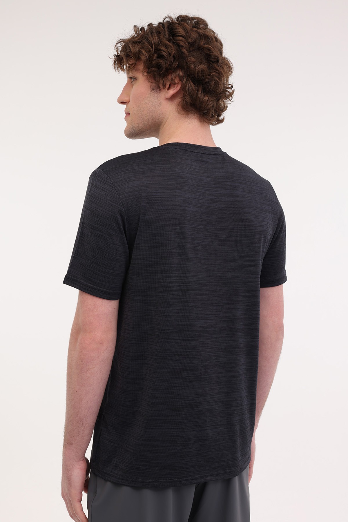 Lumberjack MB CT1328 5FX ANTRASIT MULINE Erkek Kısa Kol T-Shirt