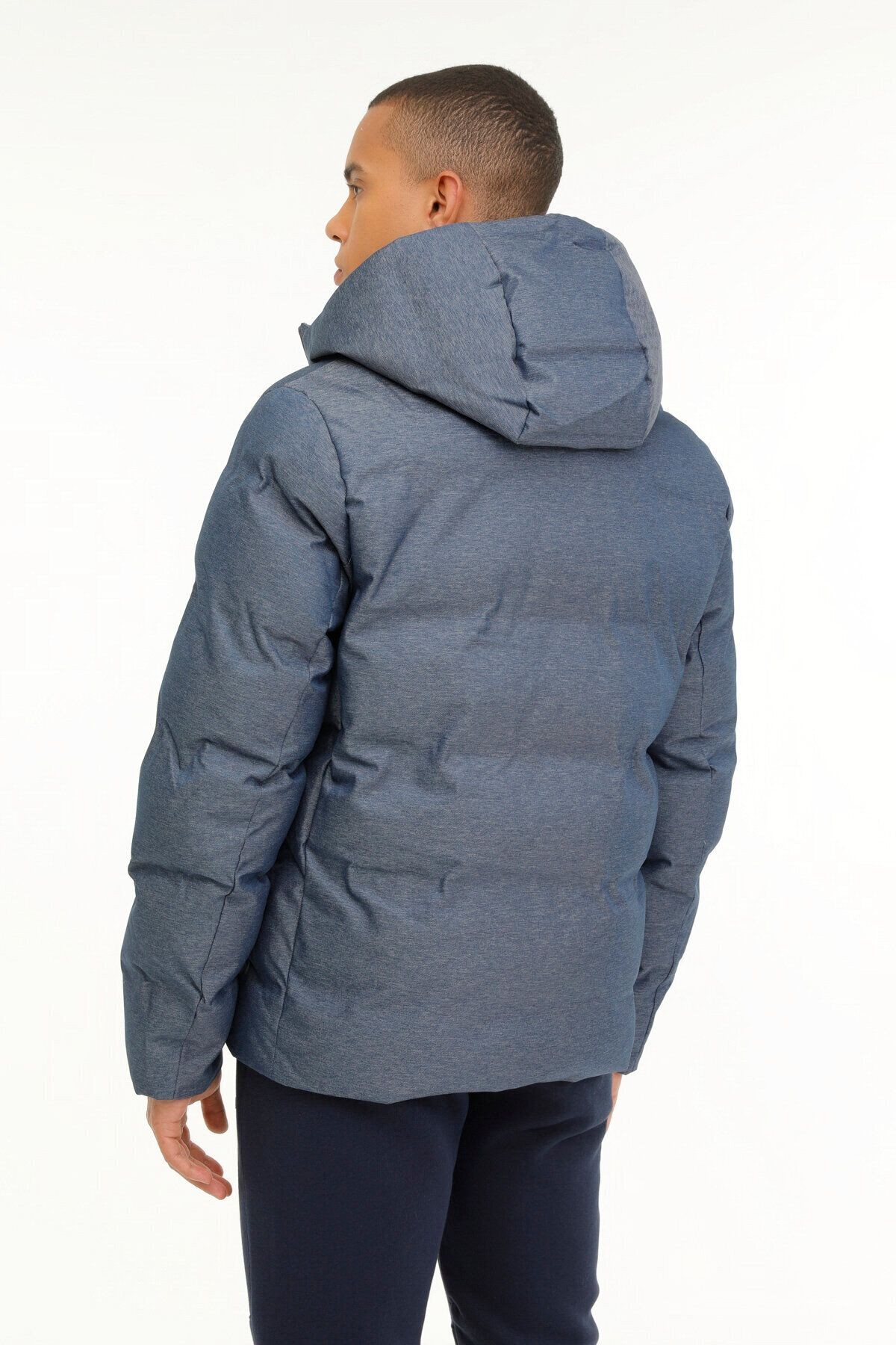Lumberjack ML NOLANK COAT SN23 3PR HAVACI MAVI MELANJ Erkek Kısa Kaban