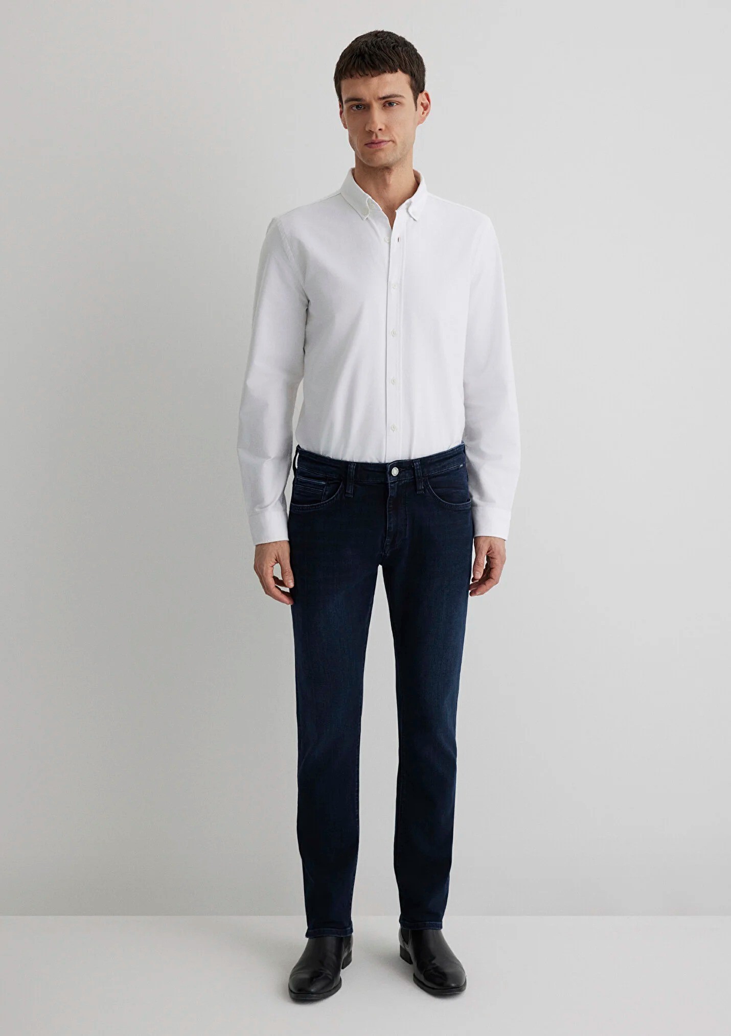 MARCUS Premium Blue Mürekkep Mavisi Erkek Jean Pantolon 0035187841