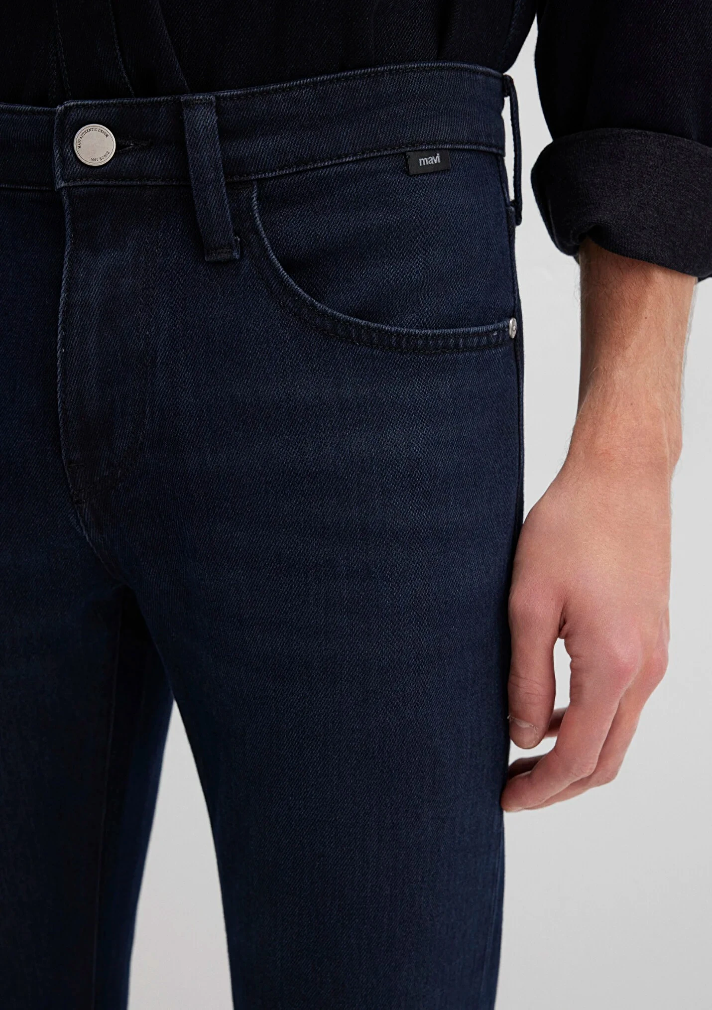 KVNÇ Dark Midnight Mavi Black Erkek Jean Pantolon