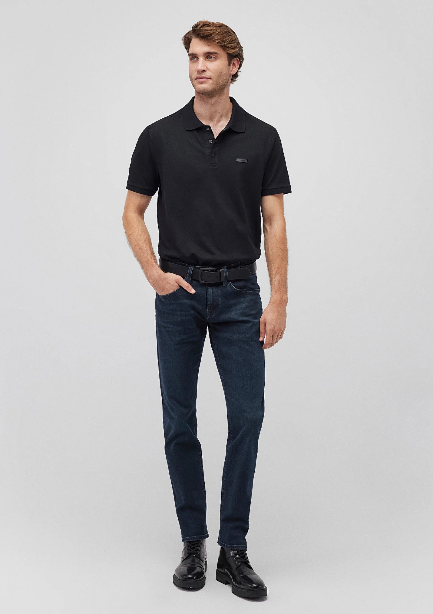 JAKE Lux Black Koyu Mavi Erkek Jean Pantolon