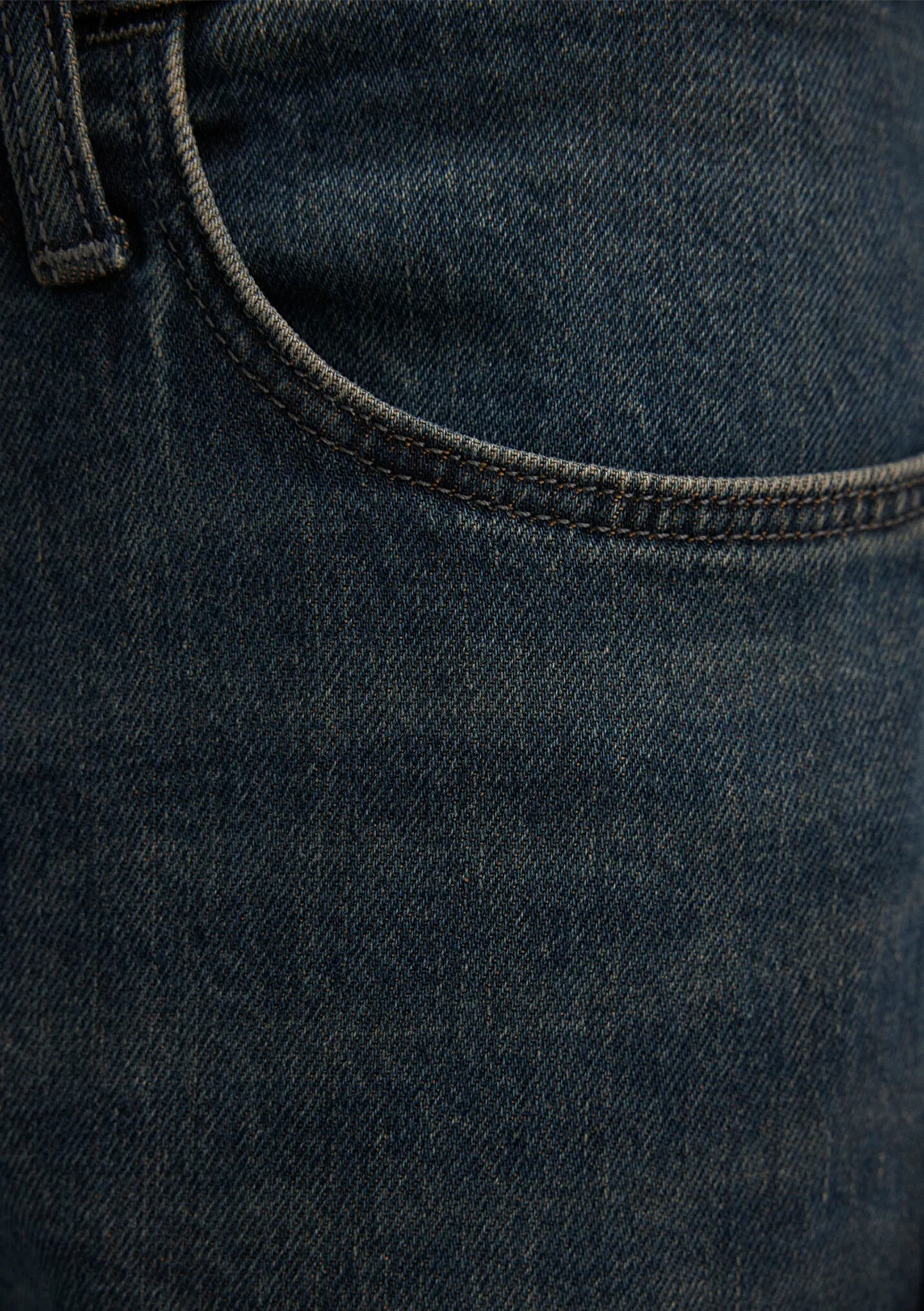 HUNTER Mavi Black Vintage Koyu Mavi Erkek Jean Pantolon