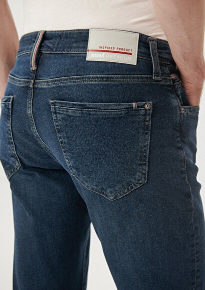 MARTIN Mürekkep Vintage Mavi Premium Erkek Jean Pantolon 0037882290