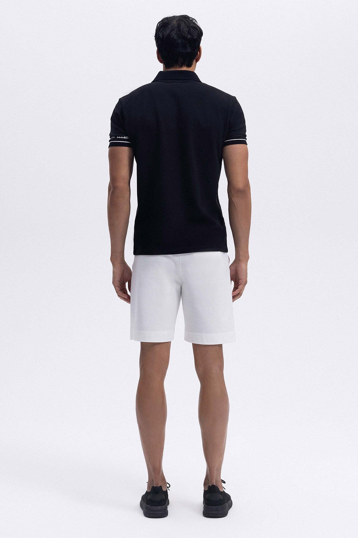 Ellesse Erkek Siyah Polo Yaka Tişört EM375-BK