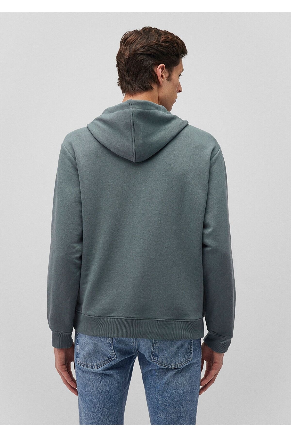 Logo Baskılı Yeşil Erkek Sweatshirt 0s10196-71577
