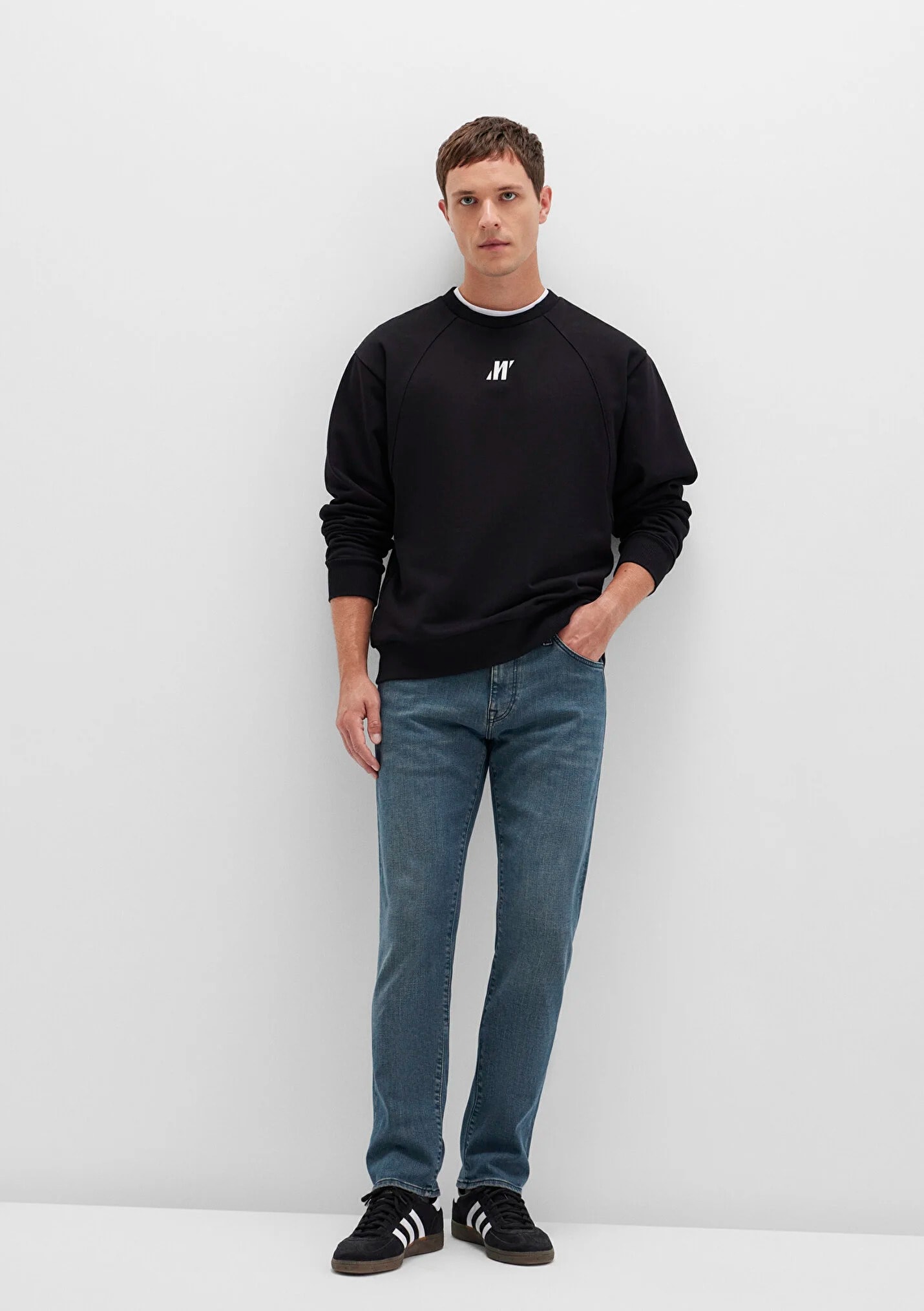 MARCUS Mavi Pro Koyu Puslu Erkek Jean Pantolon 0035185210