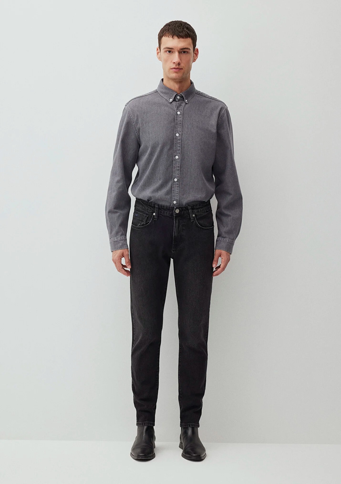 LONDON Classic Antrasit Jean Erkek Pantolon 0010172-87848