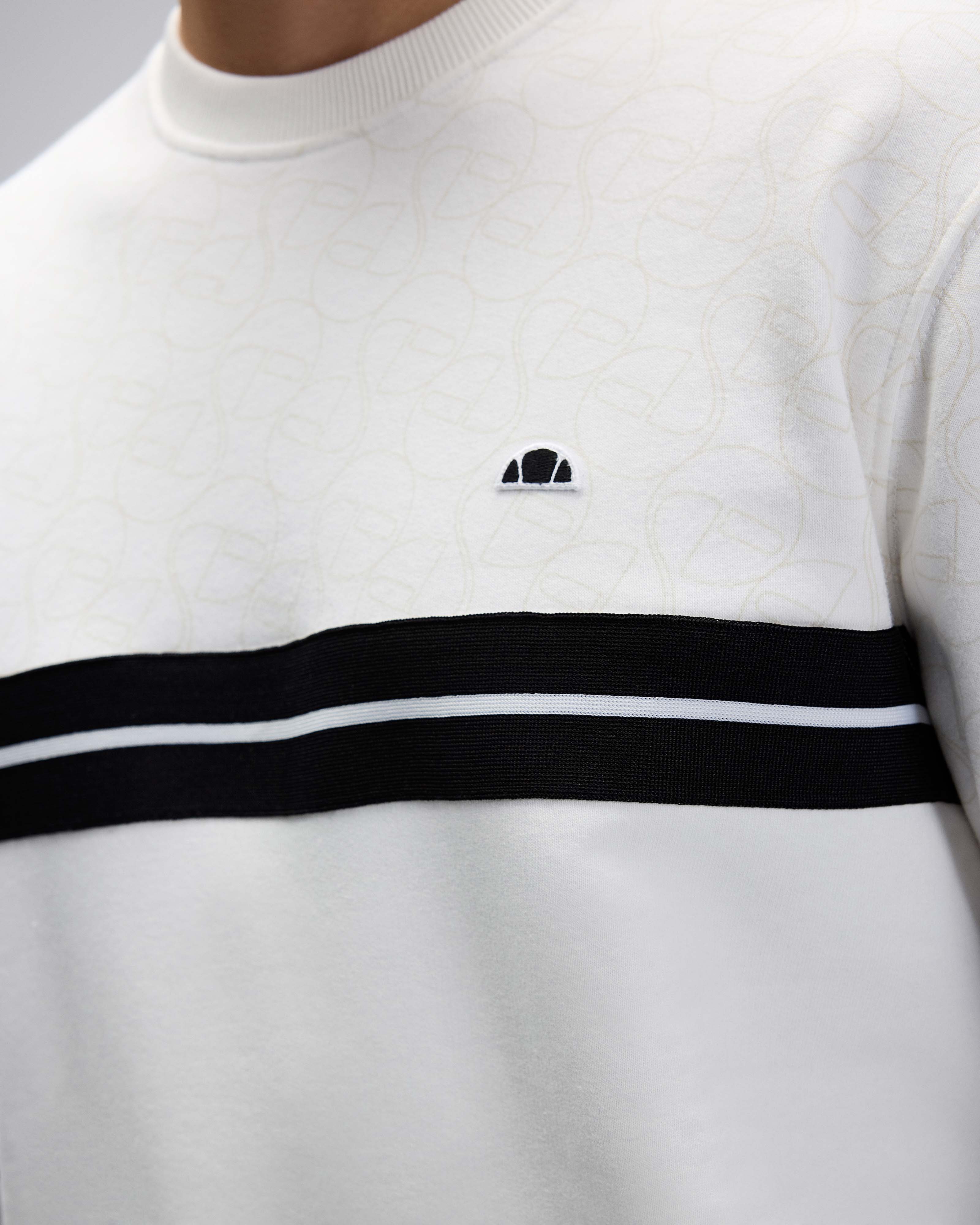 Erkek Beyaz Sweatshirt EM618-OF