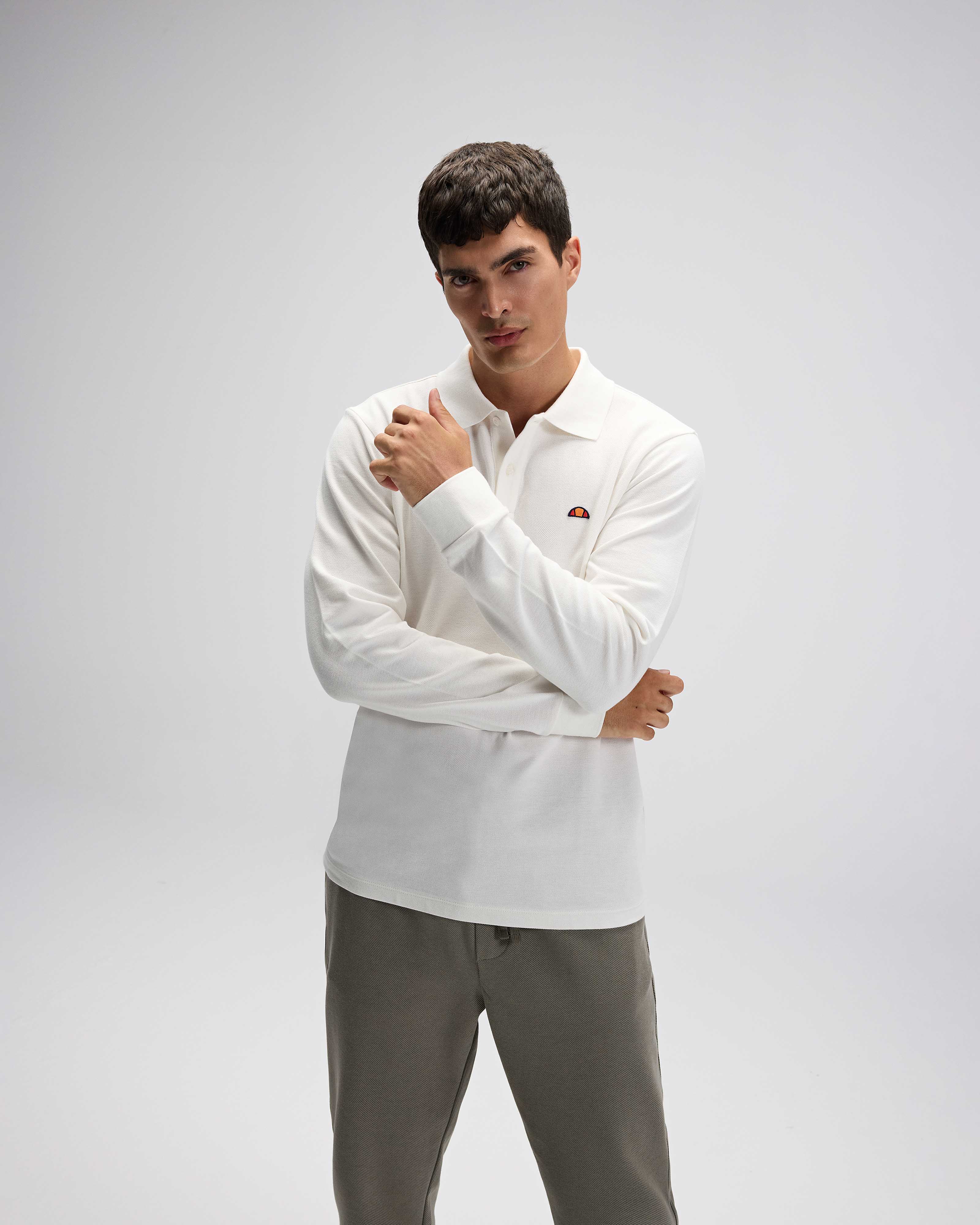 Erkek Polo Yaka Sweatshirt EM582-OF