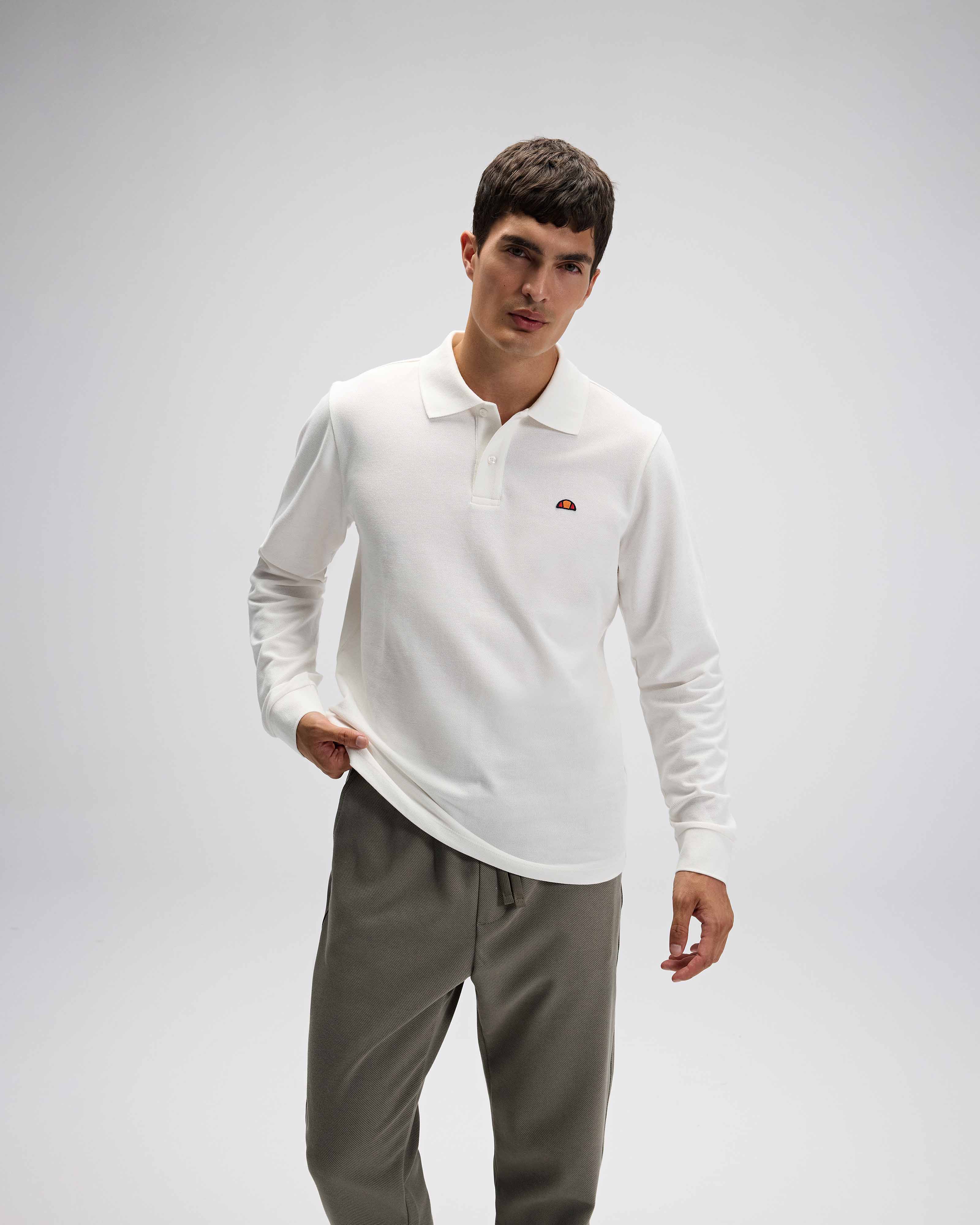 Erkek Polo Yaka Sweatshirt EM582-OF