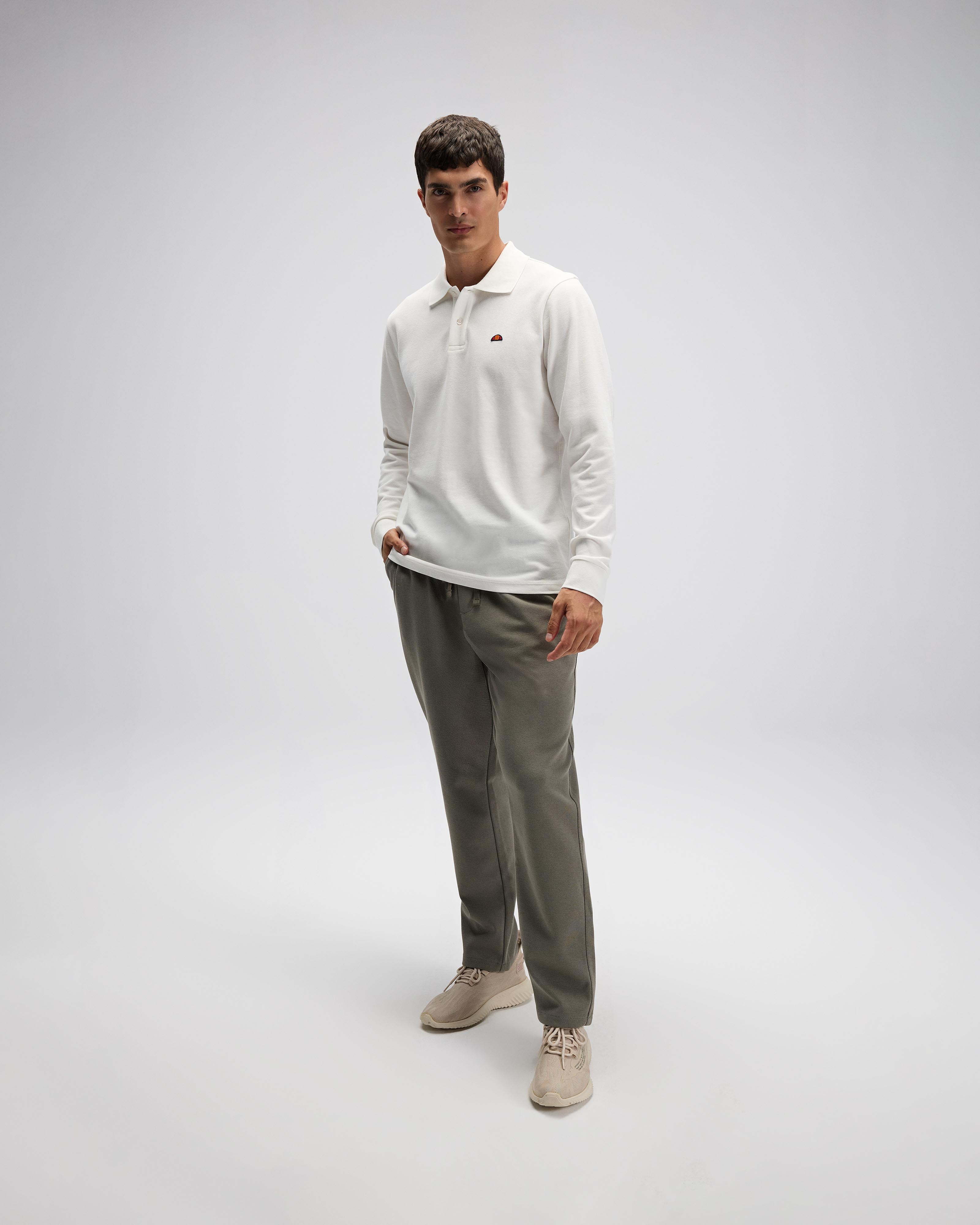 Erkek Polo Yaka Sweatshirt EM582-OF