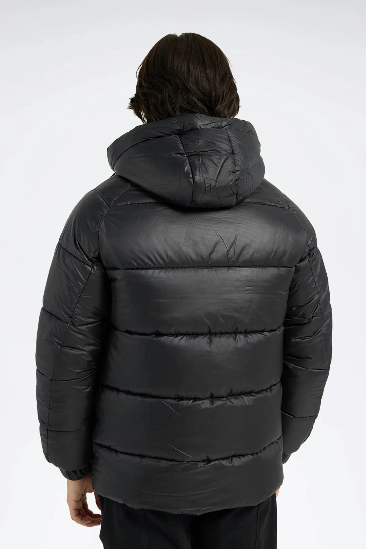 WHANG COAT Siyah Erkek Uzun Kaban