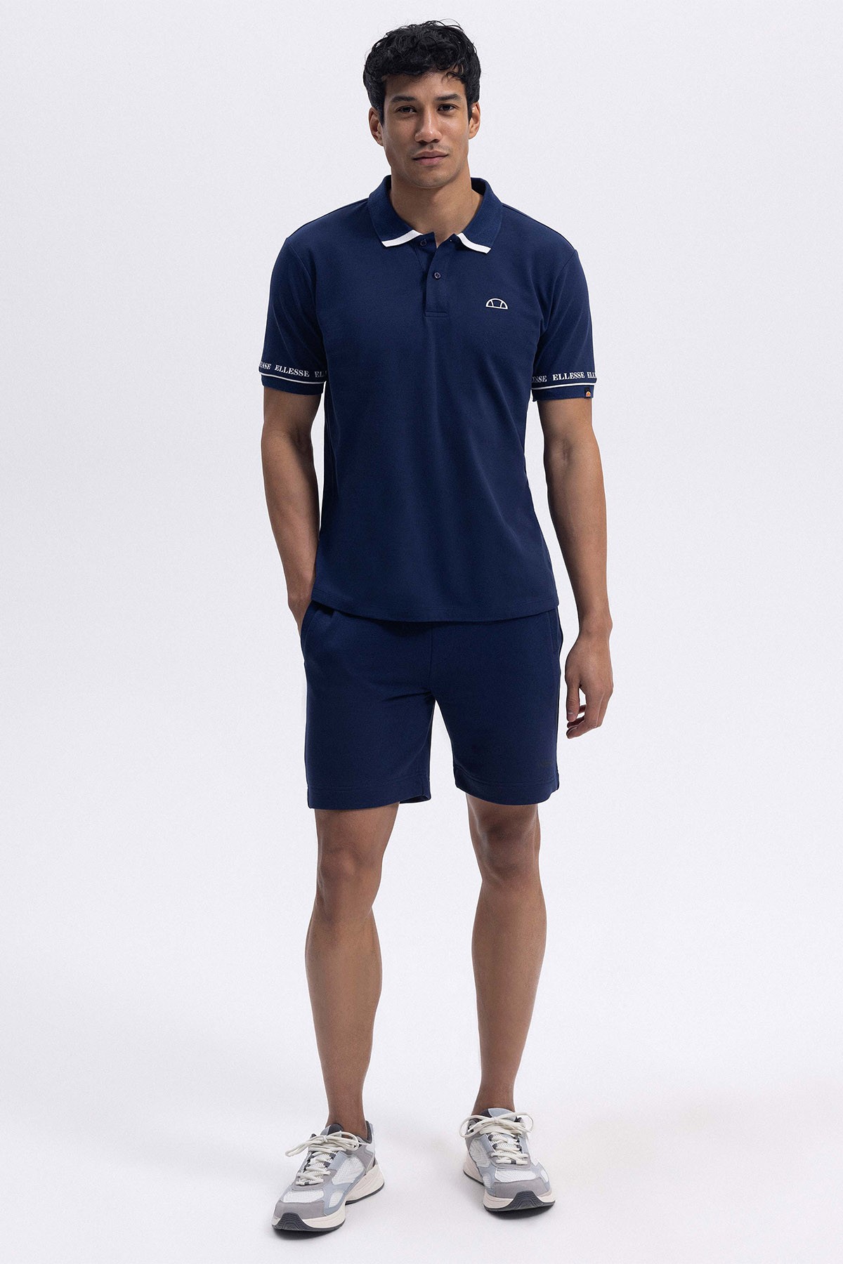 Ellesse Erkek Polo Yaka Lacivert Tişört EM375-NV