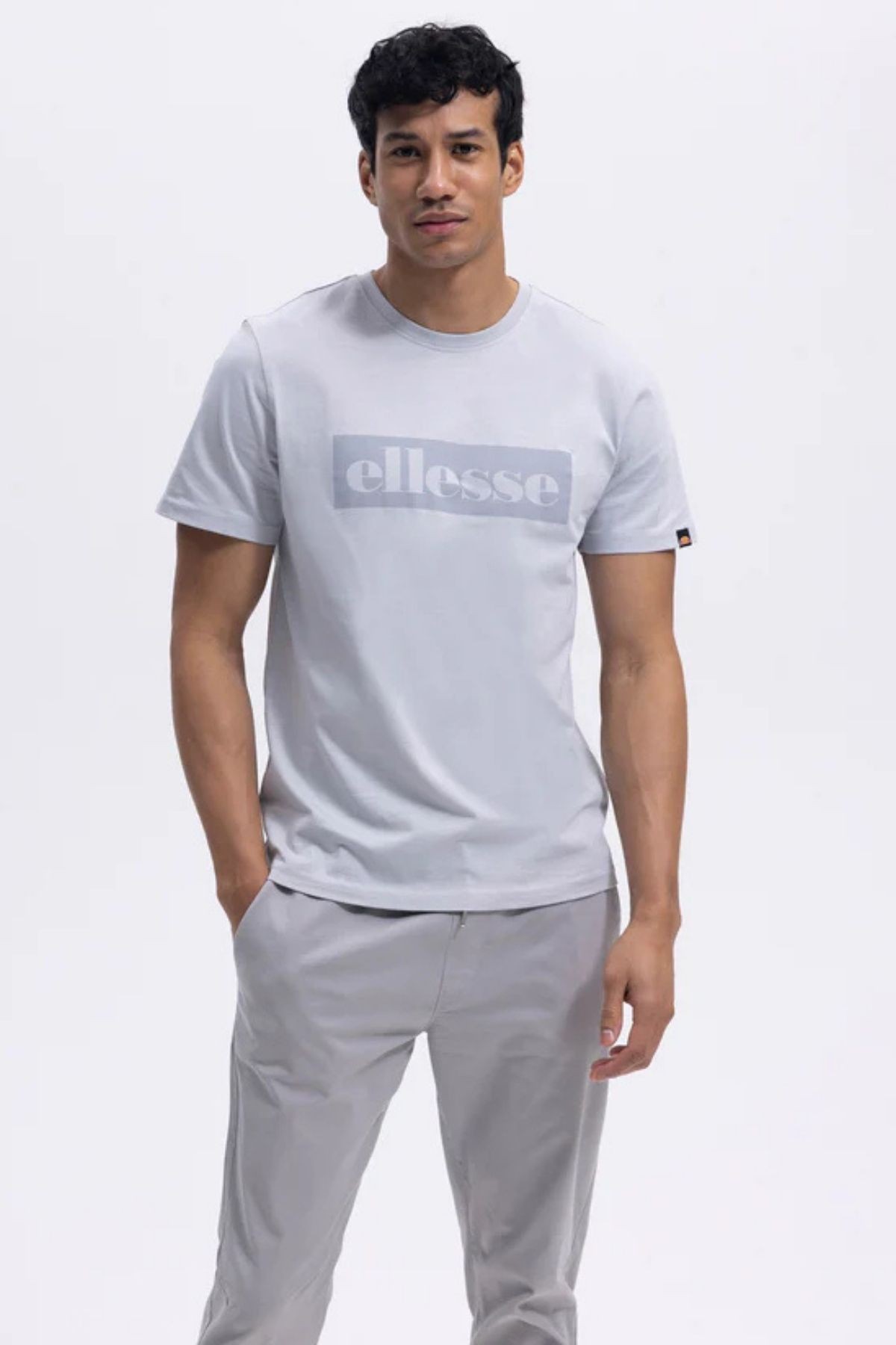 Ellesse Erkek Gri Tişört EM589-SGR